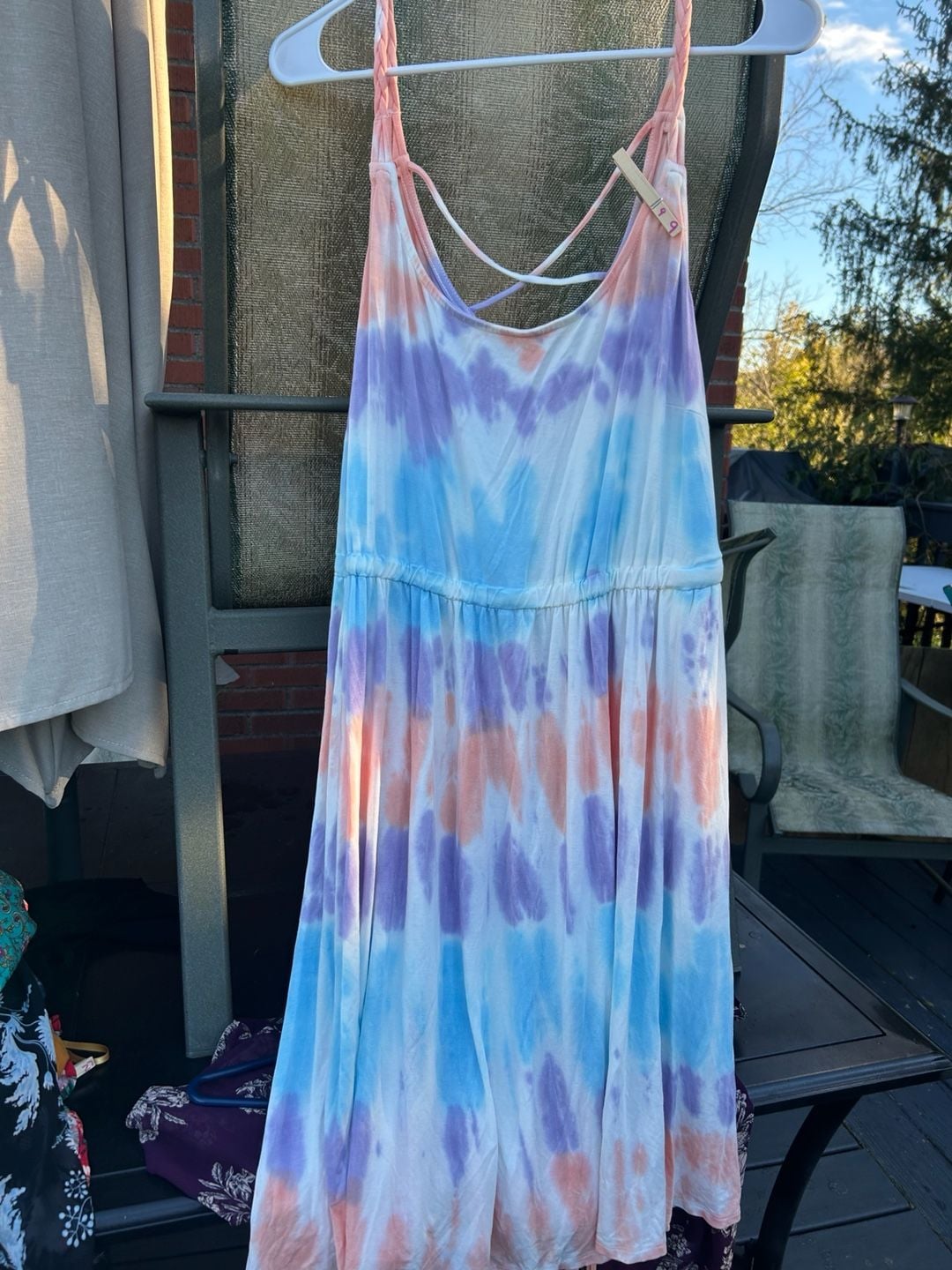 Torrid Super Soft Knit Dress Size 3 Multi Tie Dye Skater Dress 1