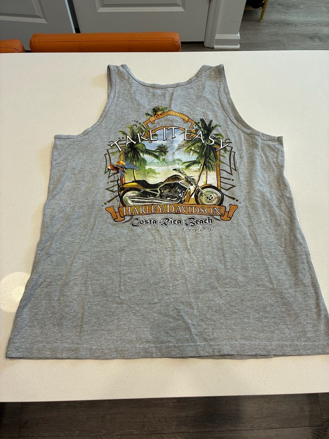 Harley-Davidson Costa Rica Women’s Tank Top Size XXL Gray 2