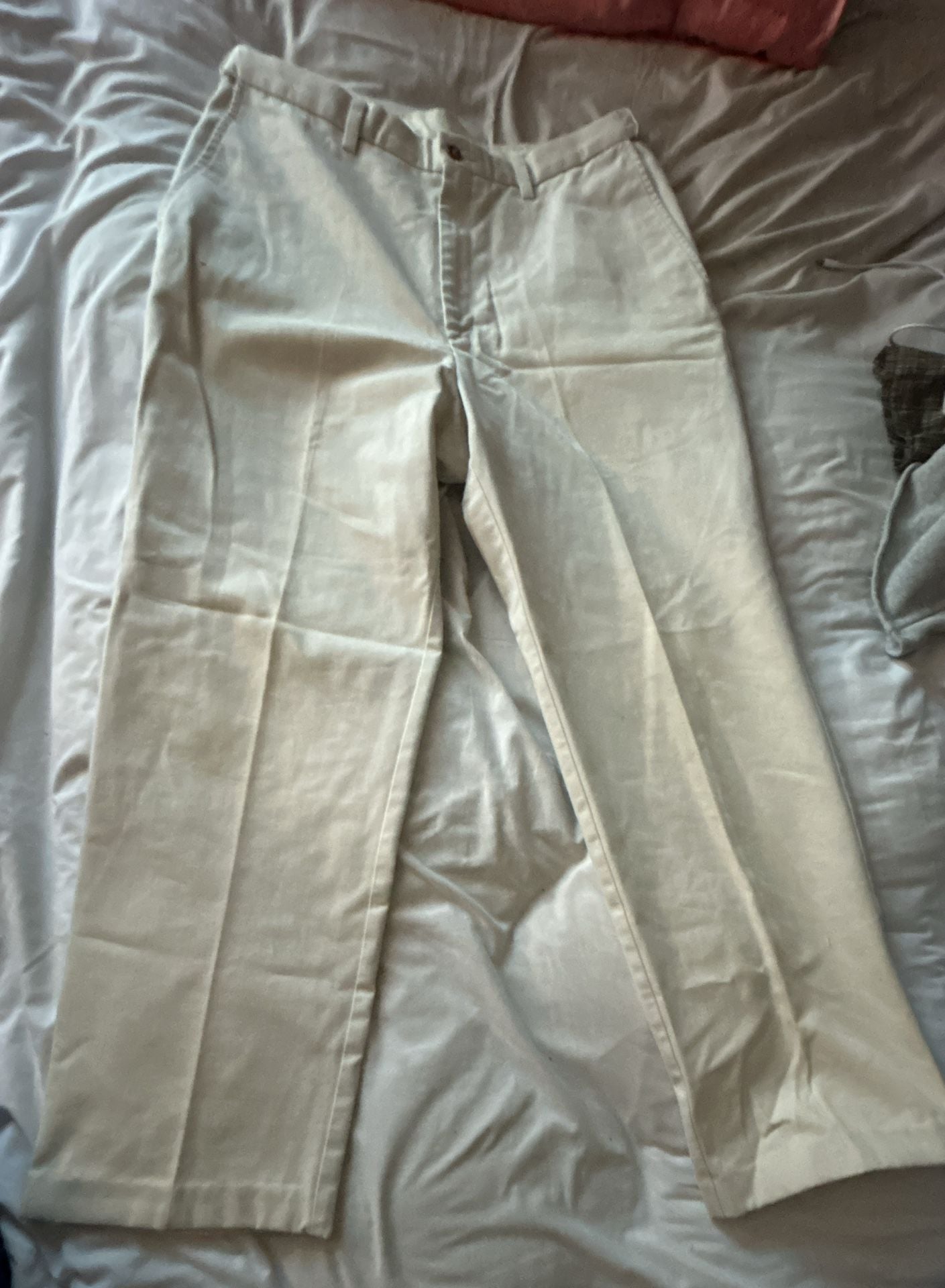 Haggar Work To Weekend Khaki Pants Beige Chinos 2