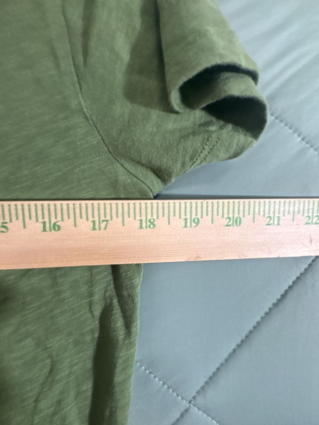 J.Crew Girlfriend Tee Size S Green Short Sleeve Slub Cotton 5