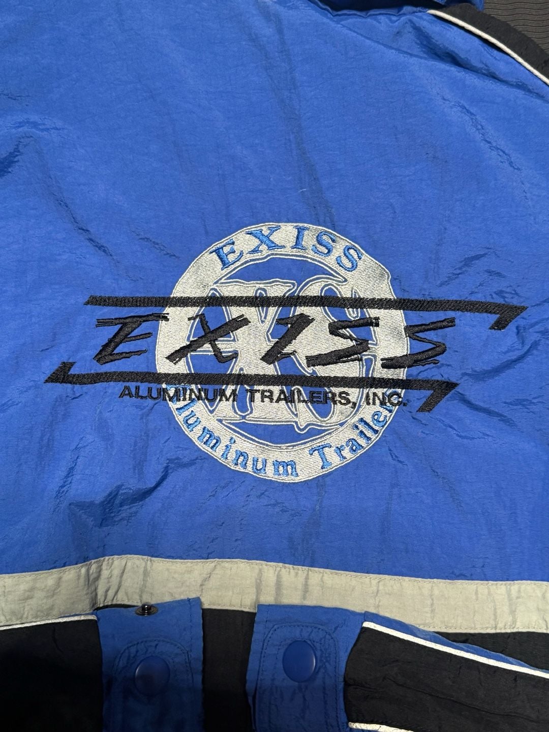 Dunbrooke Sport Exiss Aluminum Trailers Windbreaker Jacket Size L 8
