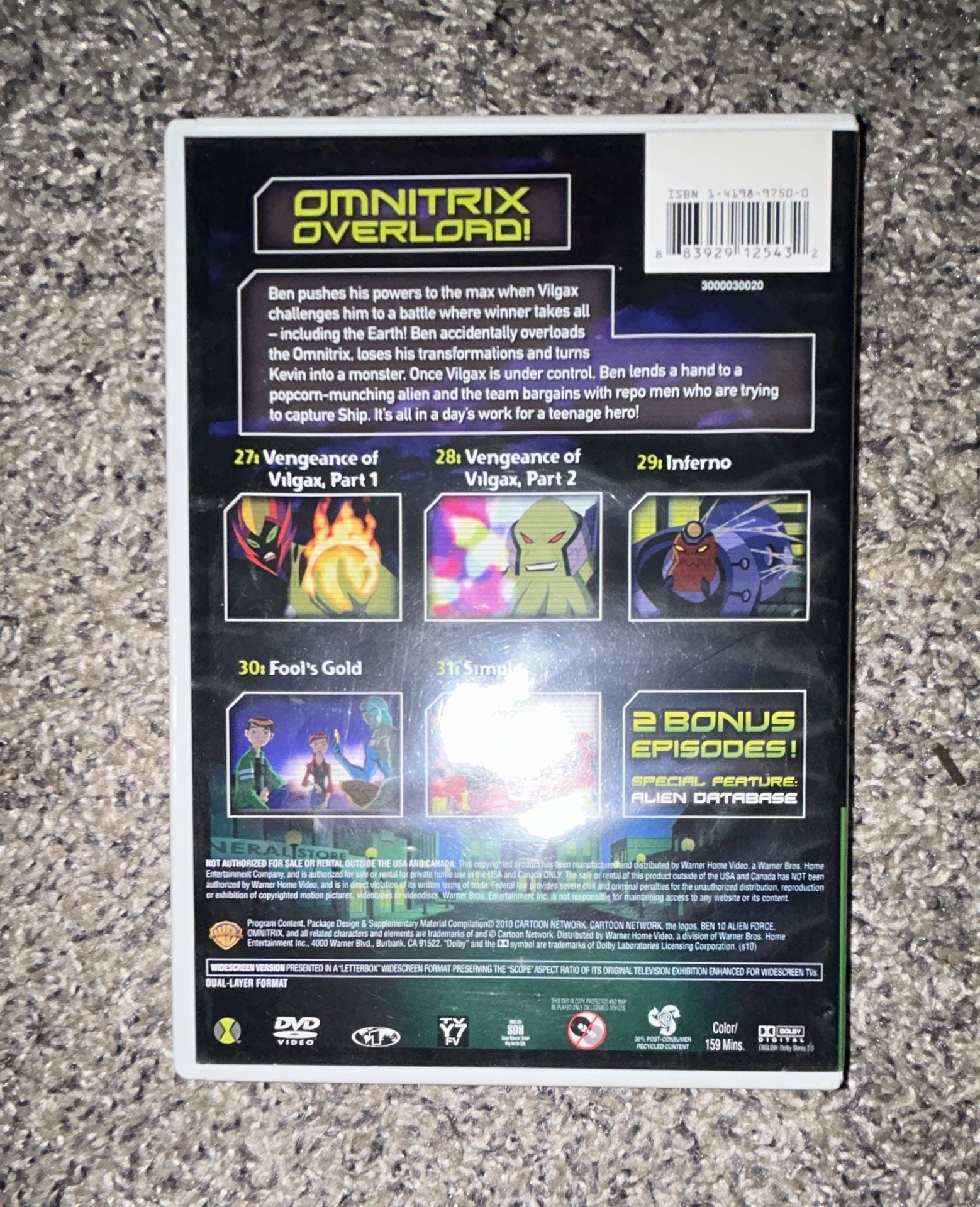 Ben 10 Alien Force Volume 7 DVD 2