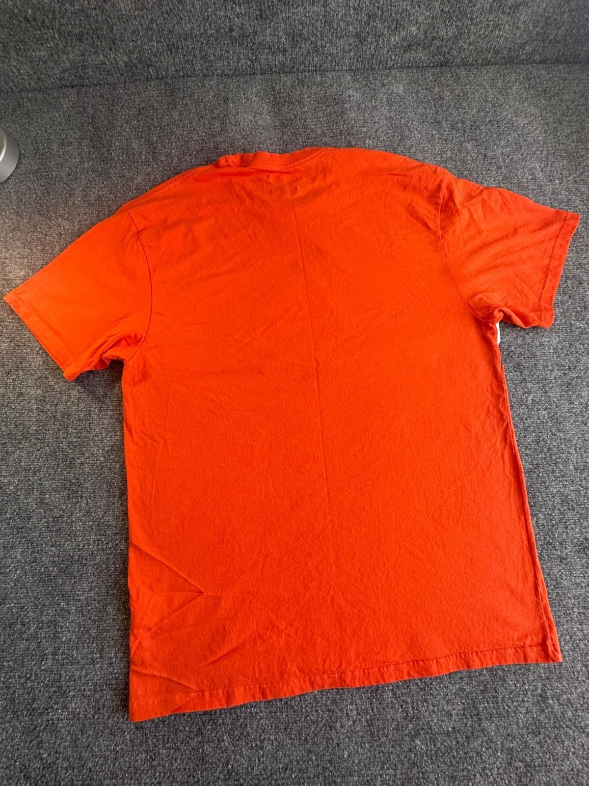 NFL Team Apparel Denver Broncos T-Shirt Size 2XL Orange Football Graphic 7