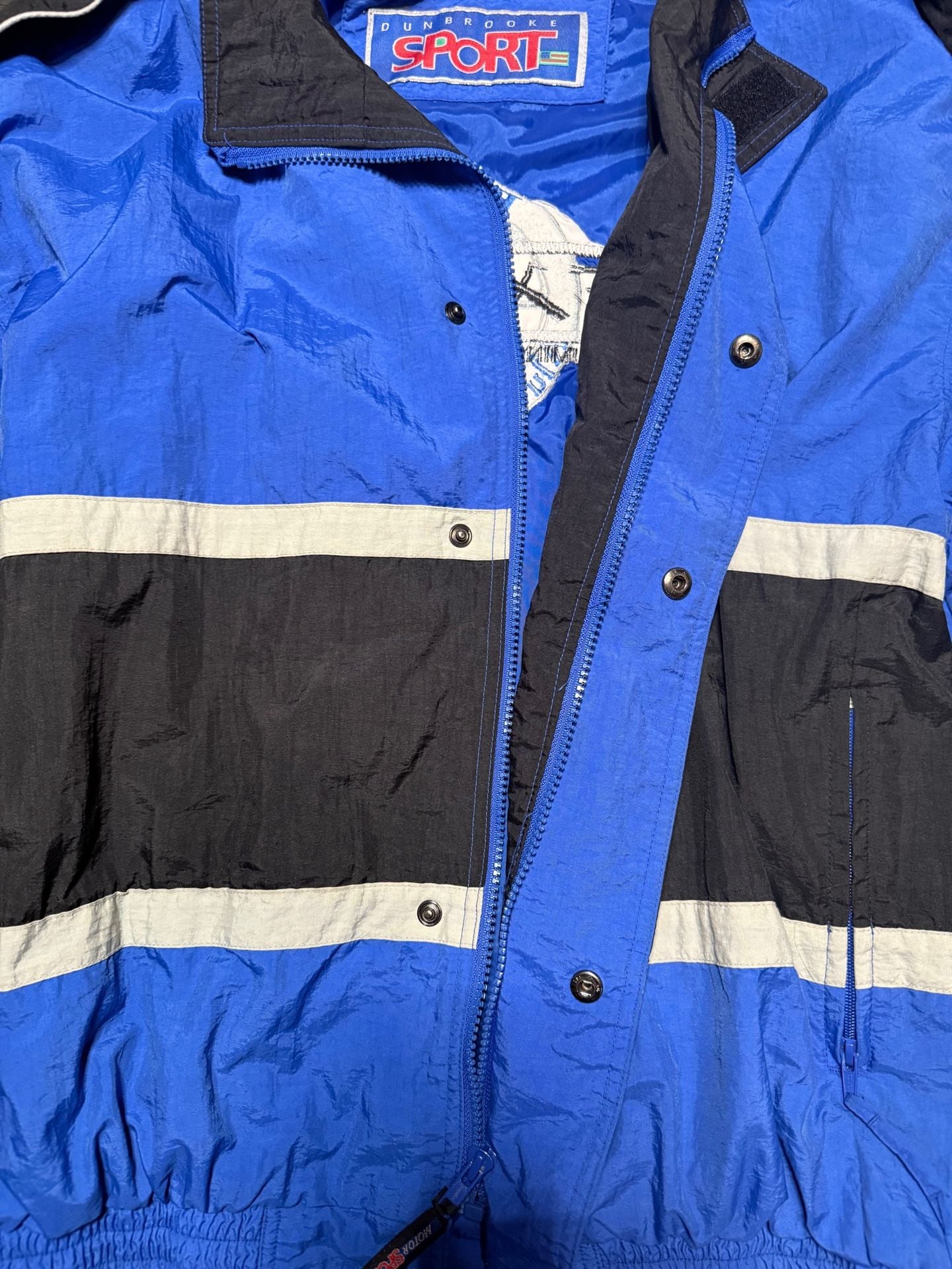 Dunbrooke Sport Exiss Aluminum Trailers Windbreaker Jacket Size L 6