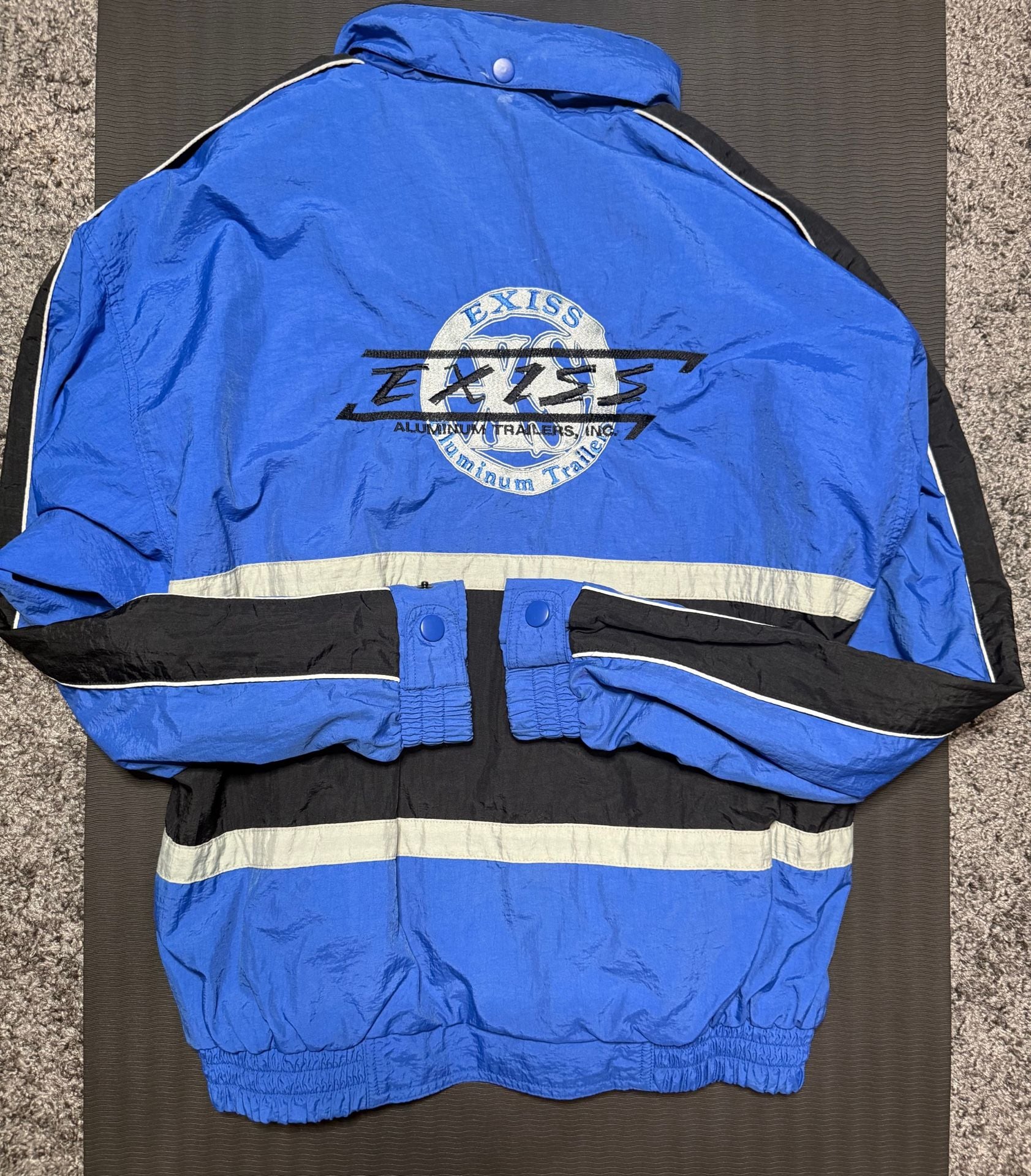 Dunbrooke Sport Exiss Aluminum Trailers Windbreaker Jacket Size L 7