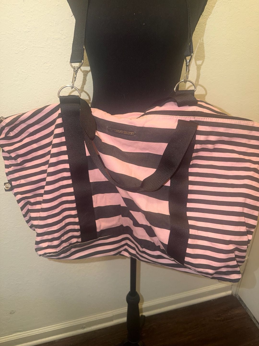 Victoria's Secret Striped Weekender 5