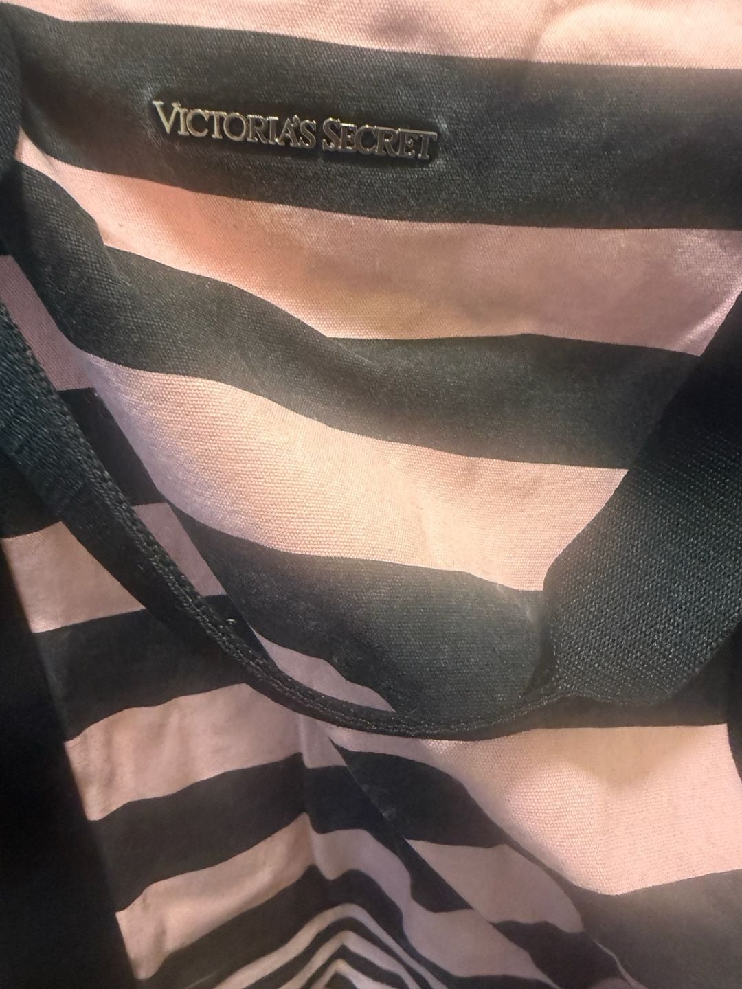 Victoria's Secret Striped Weekender 6