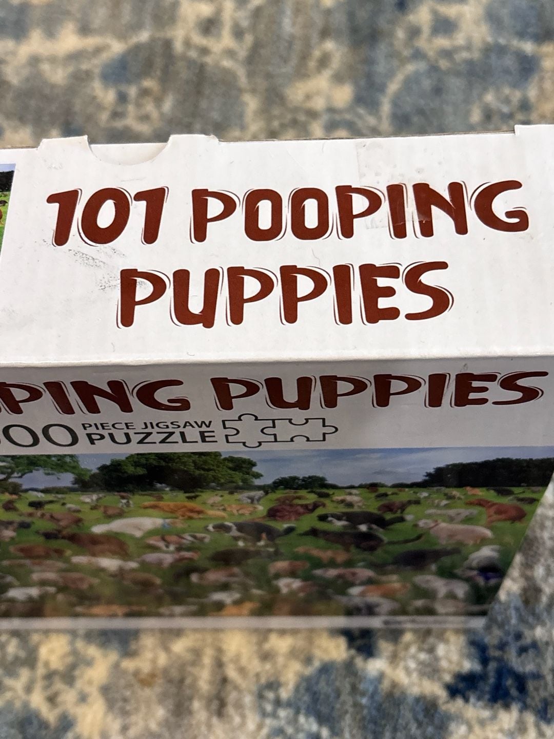 Funwares 101 Pooping Puppies 1000 Piece Jigsaw Puzzle 1