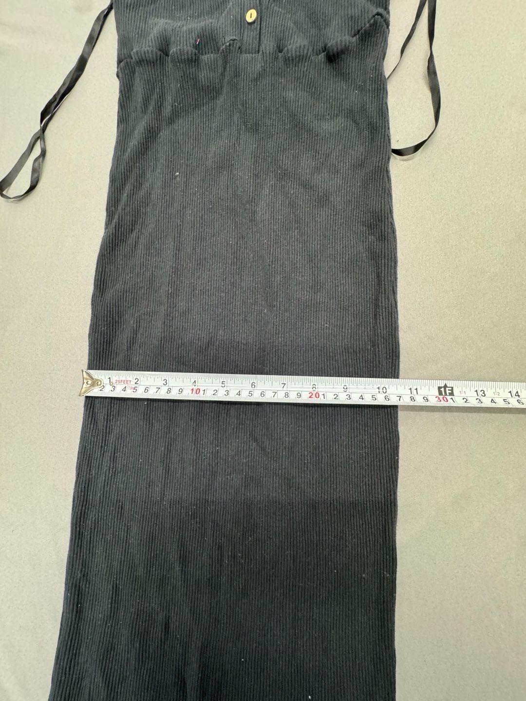 Free People Beach Maxi Dress Size M Black Halter Ribbed Knit 4