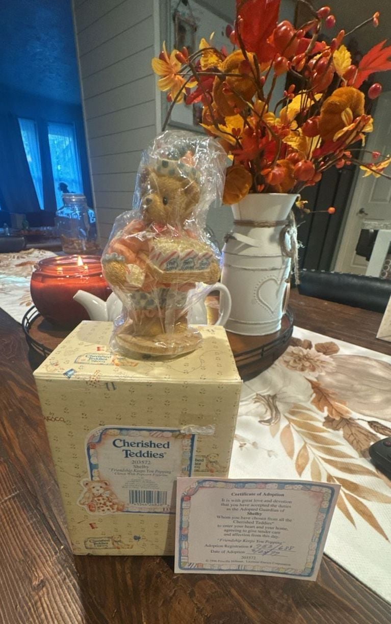 Cherished Teddies Shelby Friendship Keeps You Popping Clown Figurine #203572 1