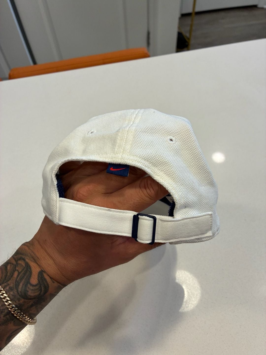 Nike Heritage86 Tennis Court White Adjustable Hat Cap 3