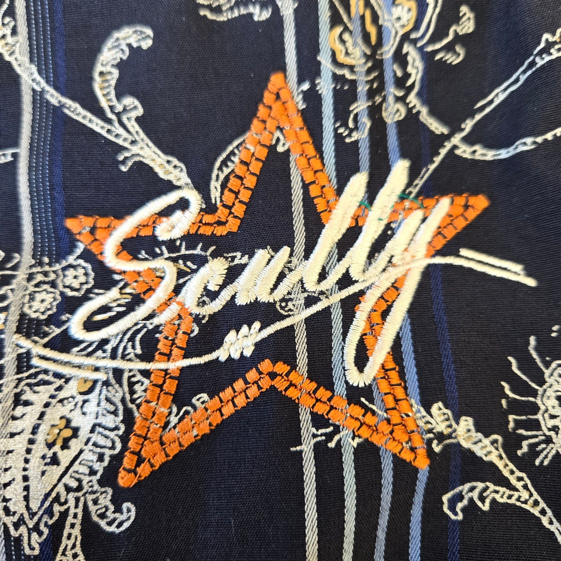 Scully PS-070 Western Shirt Size XL Striped Pearl Snap Long Sleeve 5
