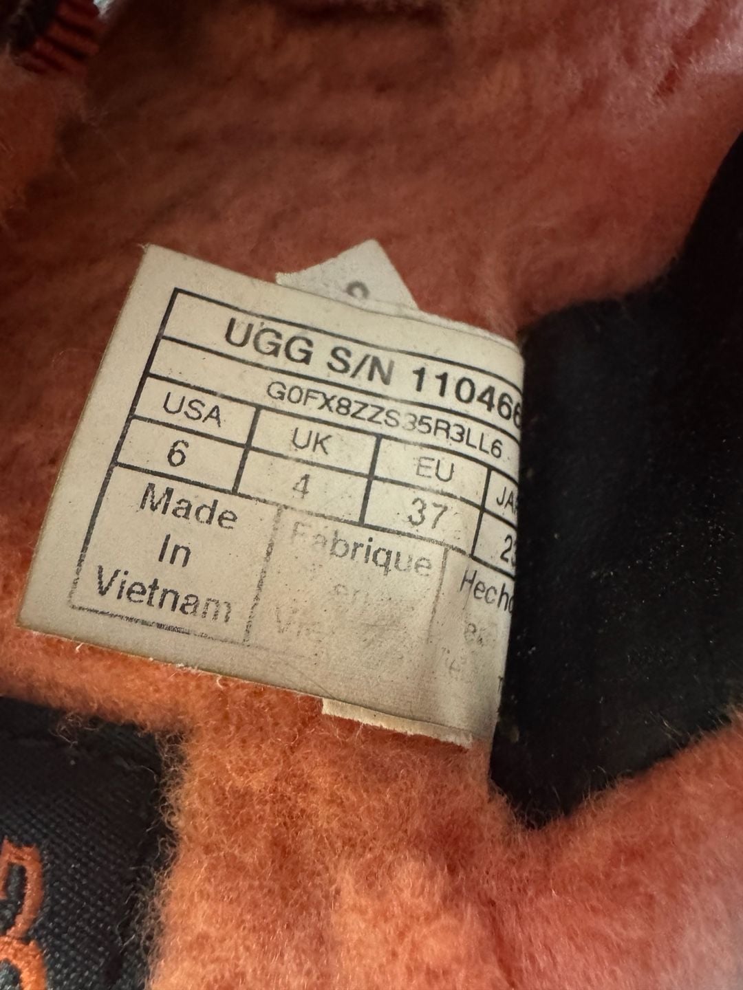 UGG Fluffita Slides Orange Fur Buckle Sandals 4