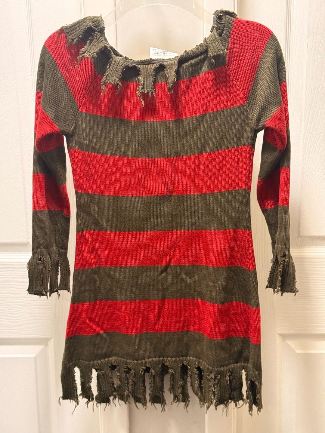 A Nightmare On Elm Street Miss Krueger Size Small Sweater Dress 4