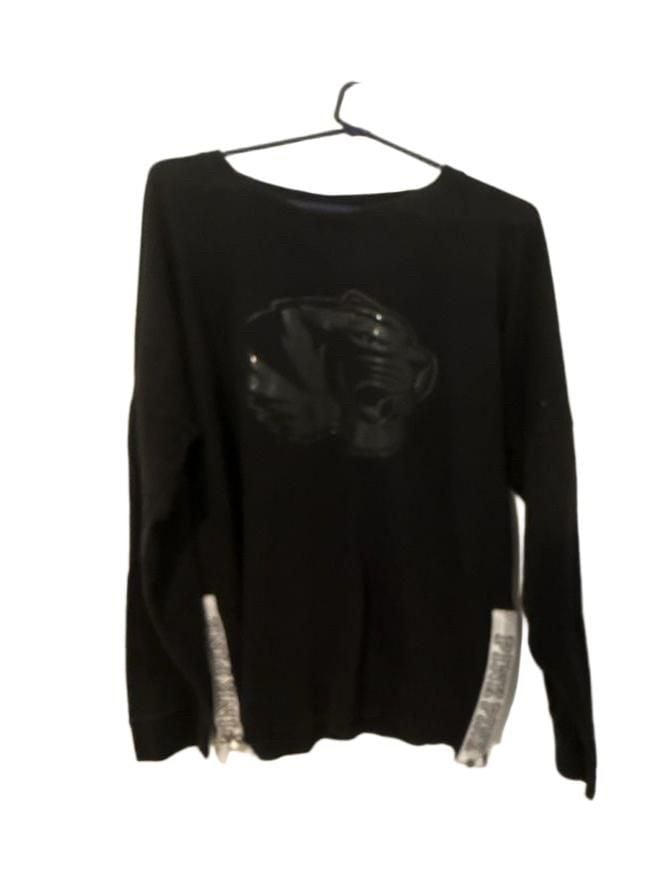 Vintage Pink Victoria's Secret Tiger Sweatshirt Size Large Black 8