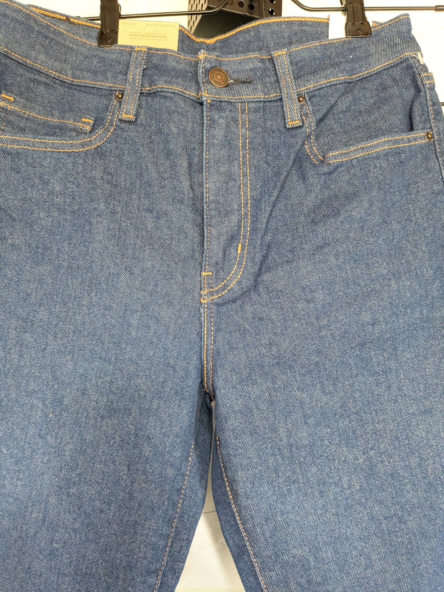 Levi's 721 High-Rise Skinny Size 29x32 Blue Denim Jeans 5