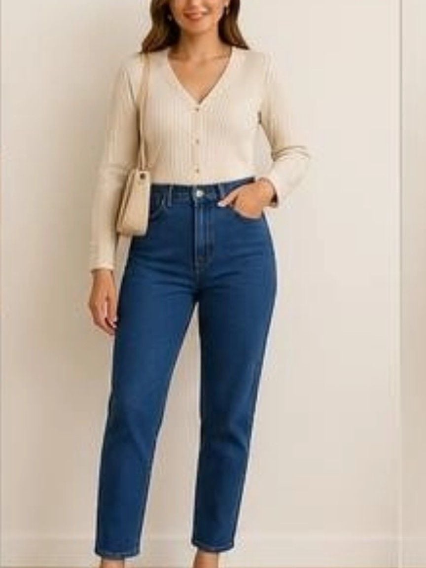 Levi's 721 High-Rise Skinny Size 29x32 Blue Denim Jeans 6