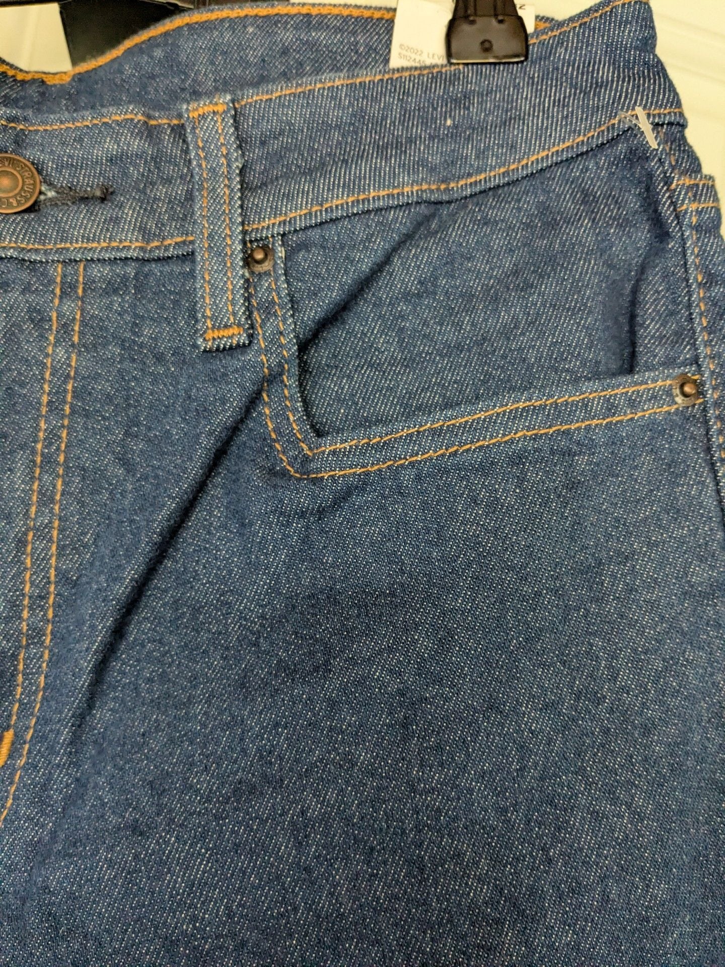 Levi's 721 High-Rise Skinny Size 29x32 Blue Denim Jeans 9