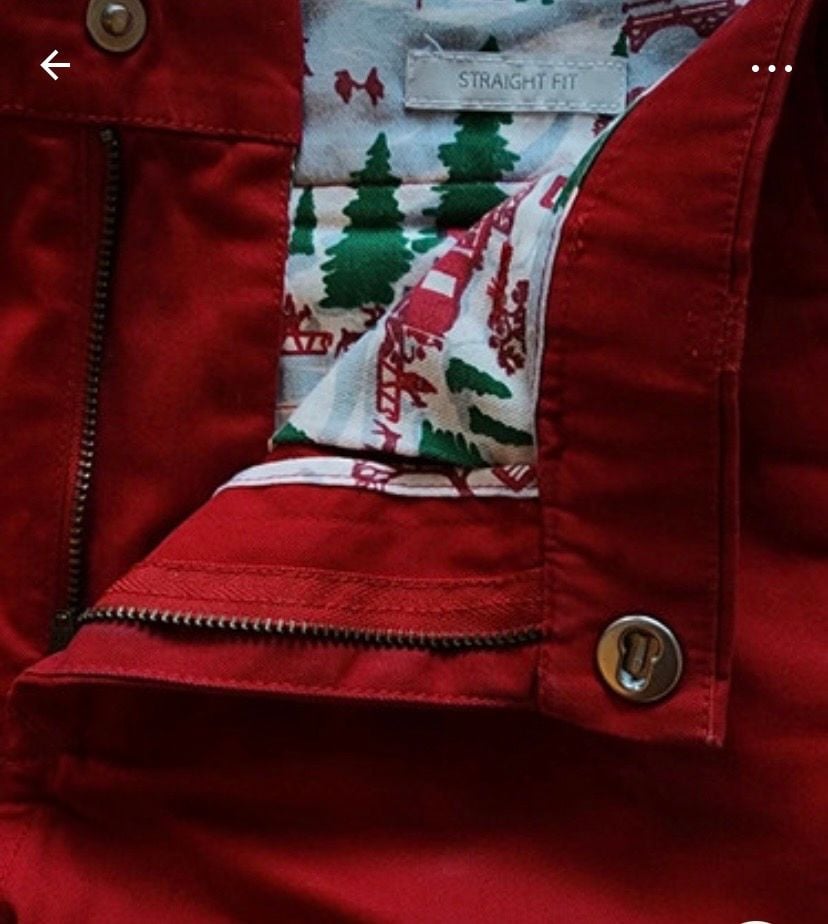 Bonobos Washed Chinos Size 30/30 Red Straight Fit Pants 4