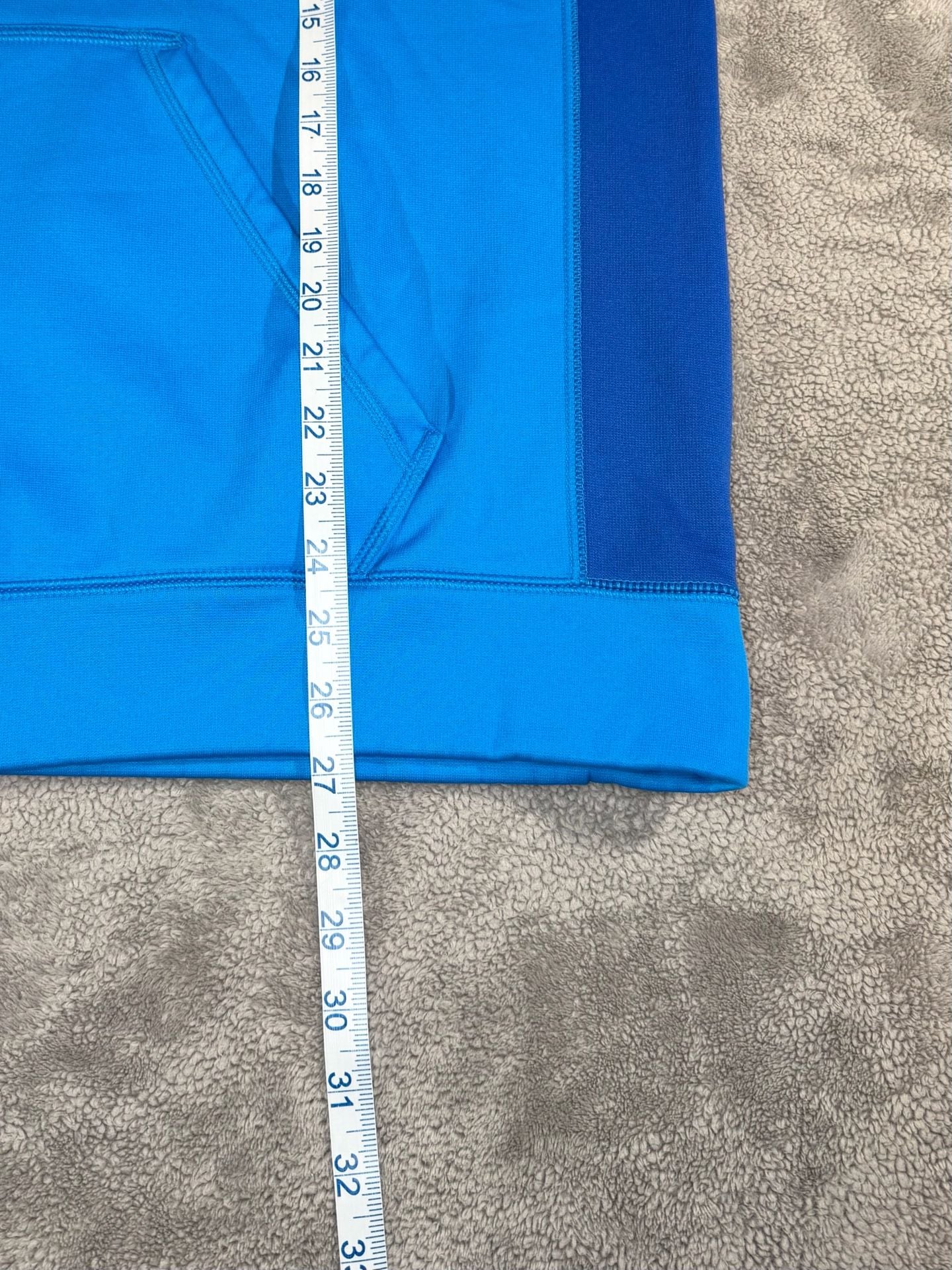Nike Therma-Fit Hoodie Size XL Blue Fleece Pullover 9