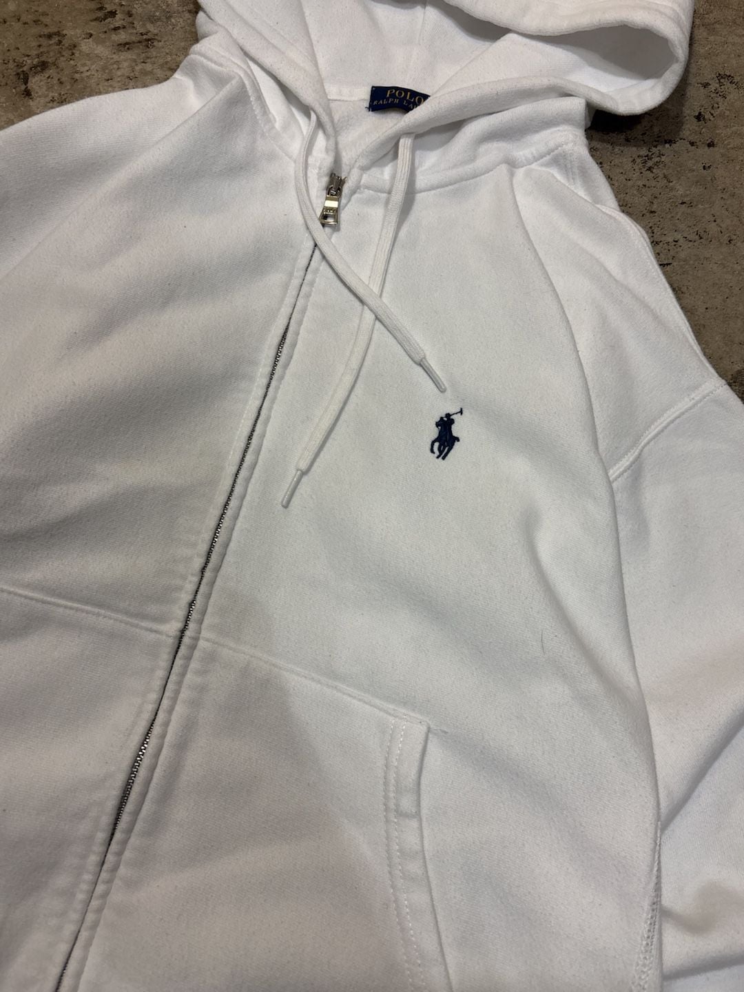 Polo Ralph Lauren Full Zip Hoodie Womens Size XL White 3