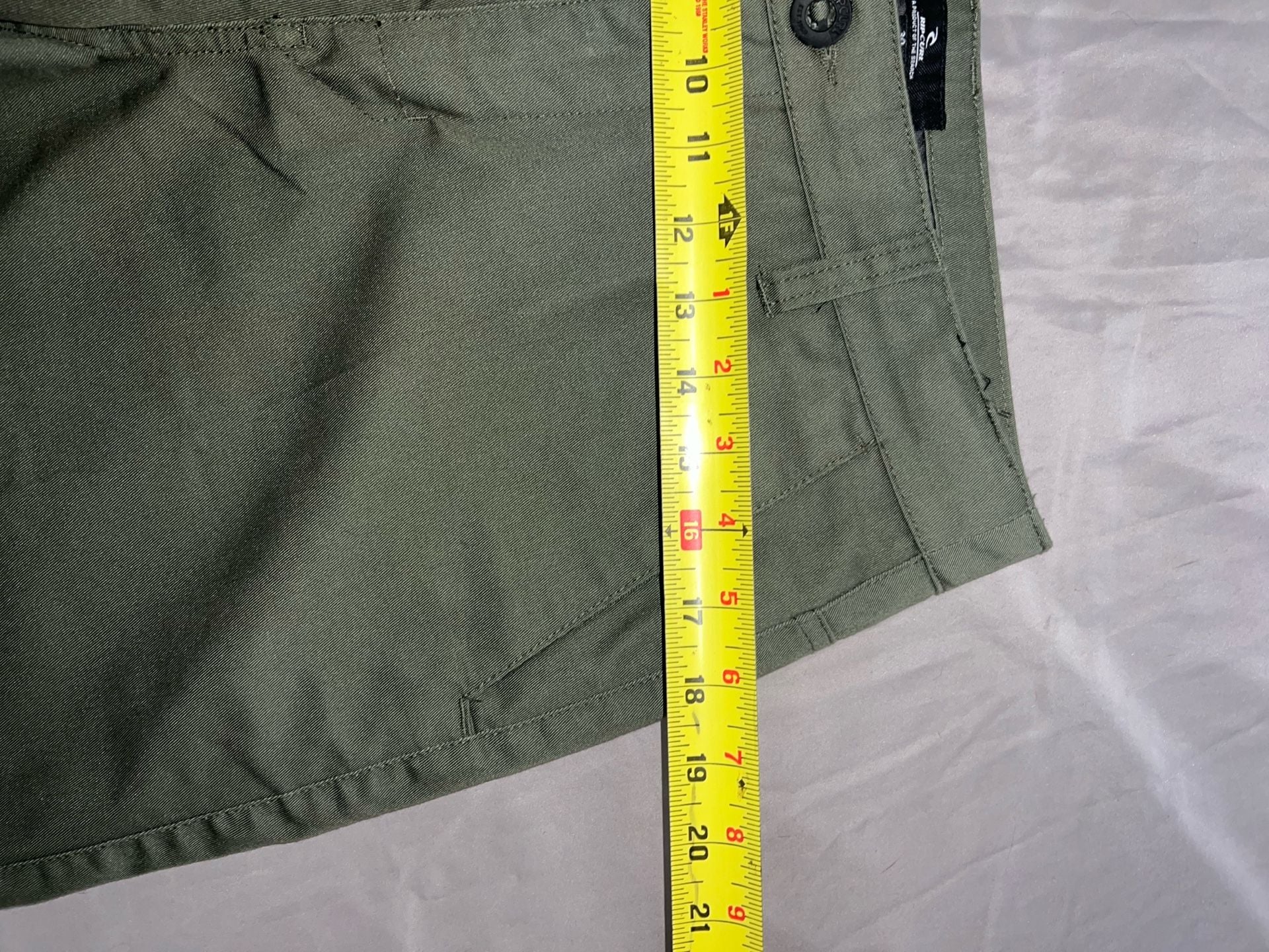 Rip Curl Chino Shorts Size 30 Green Cotton Casual Surf Walkshorts 8