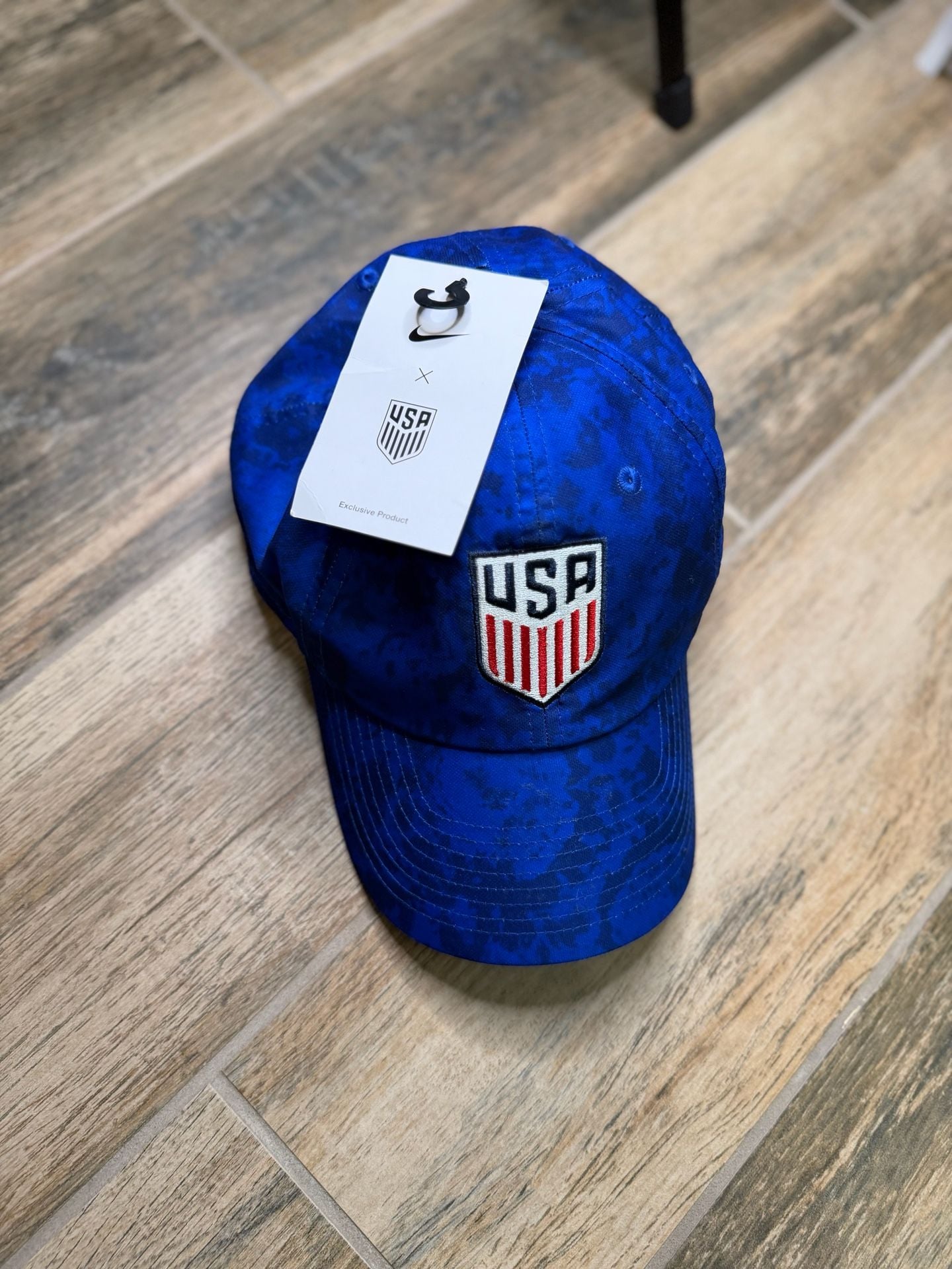 Nike USA Soccer Heritage86 Dri-FIT Campus Cap Blue Camo 2