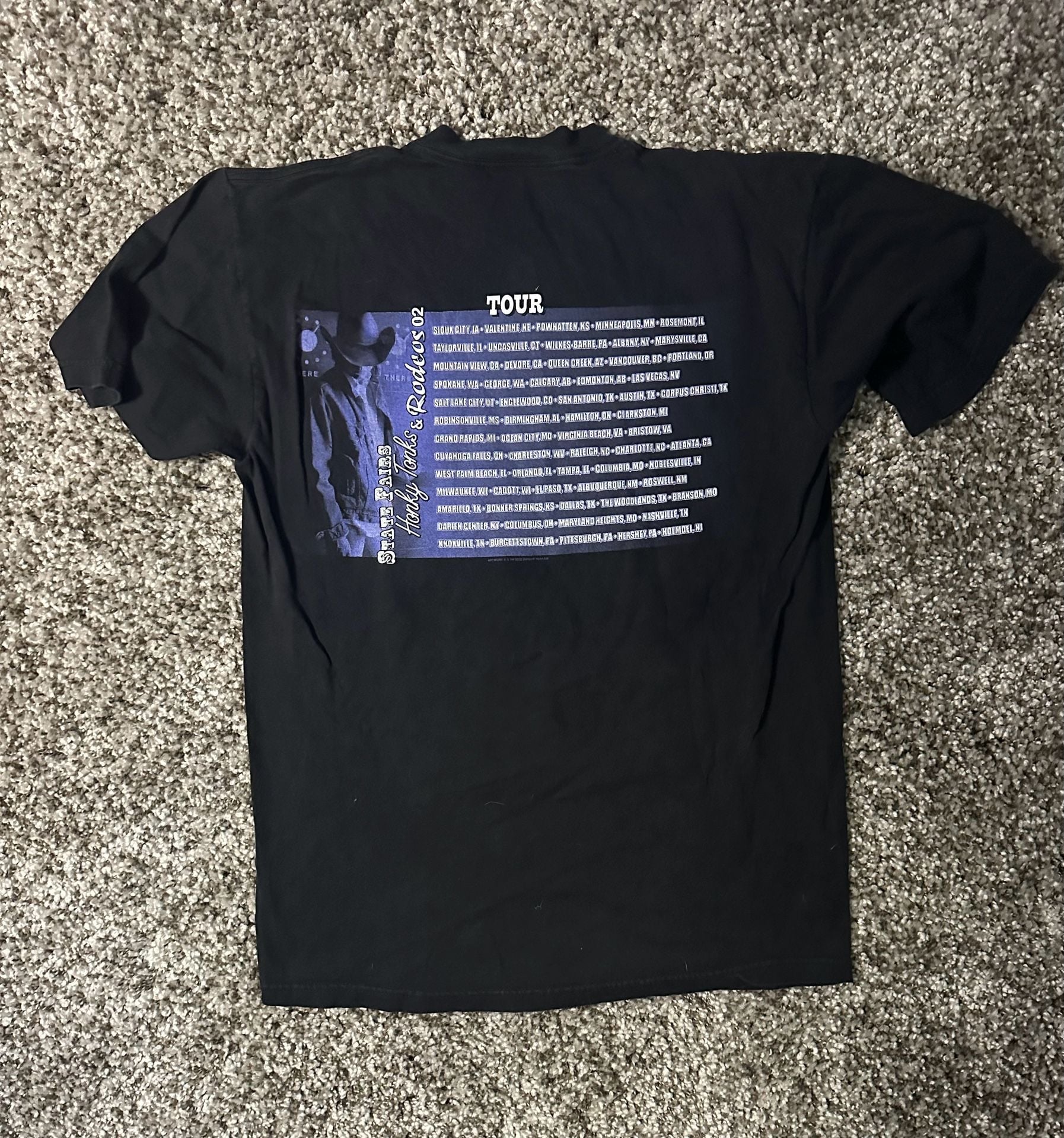 All Sport Dwight Yoakam Here And There Tour T-Shirt Size M Black 7