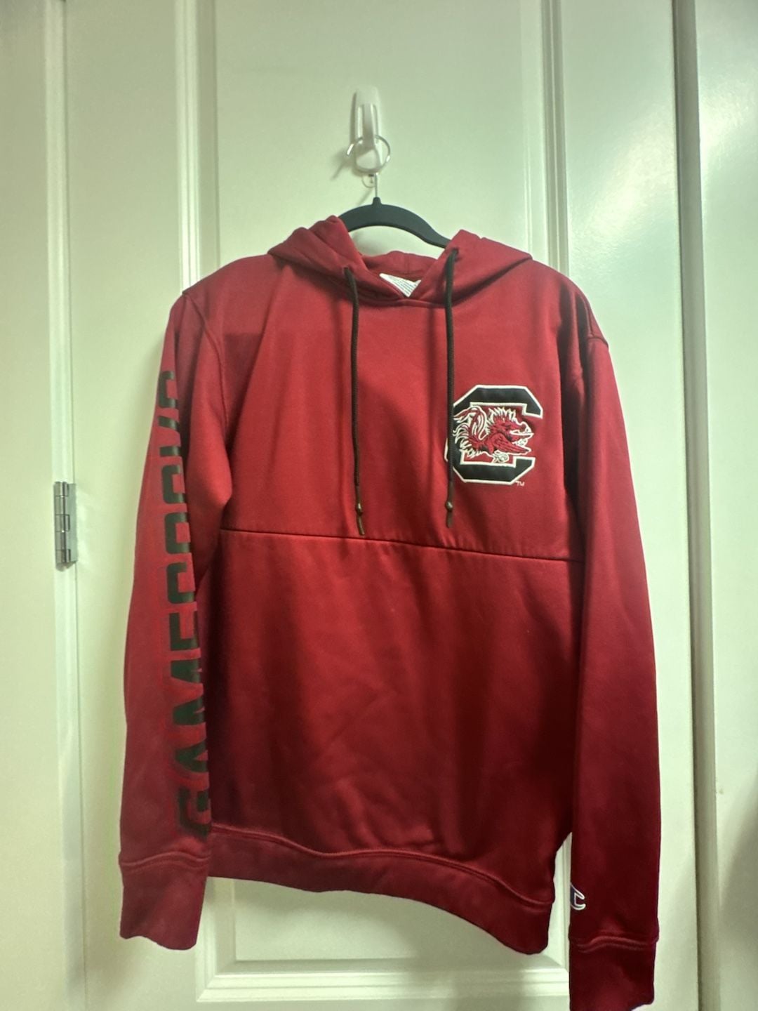 Men’s Champion South Carolina Gamecocks Hoodie Size S Red Pullover 2