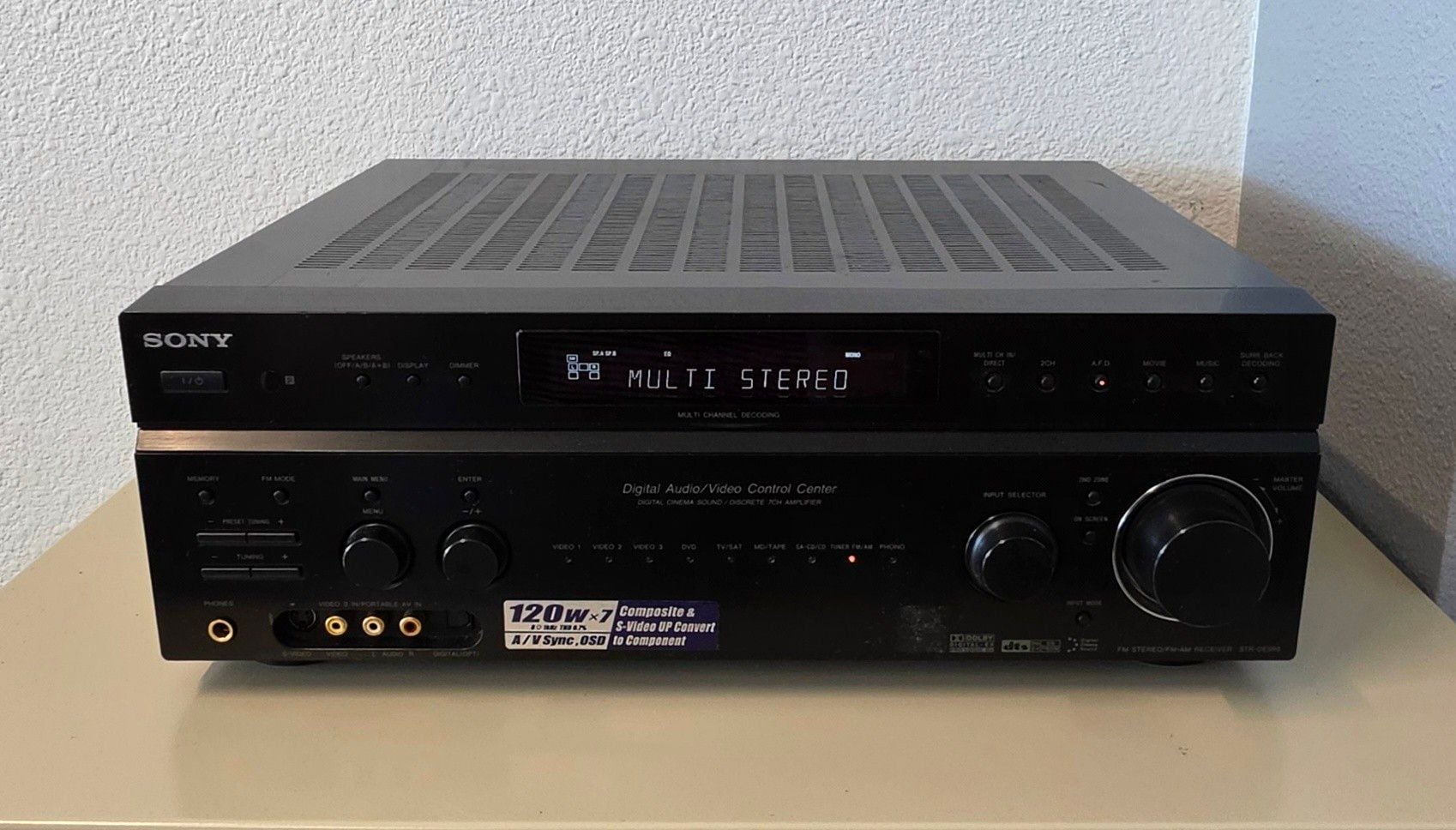 Sony STR-DE998 Digital Audio Video Control Center Receiver 1