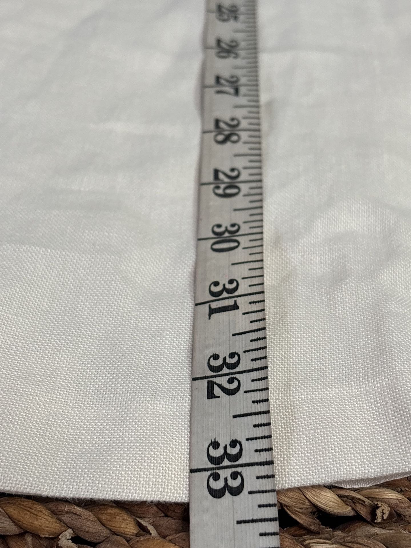 Talbots 100% Irish Linen White Flared Midi Length Skirt 14