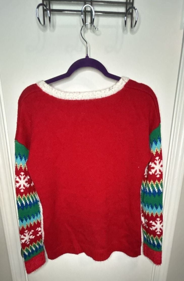 Celebrate Together Christmas Sweater Size S Gnomes Ugly Holiday 5