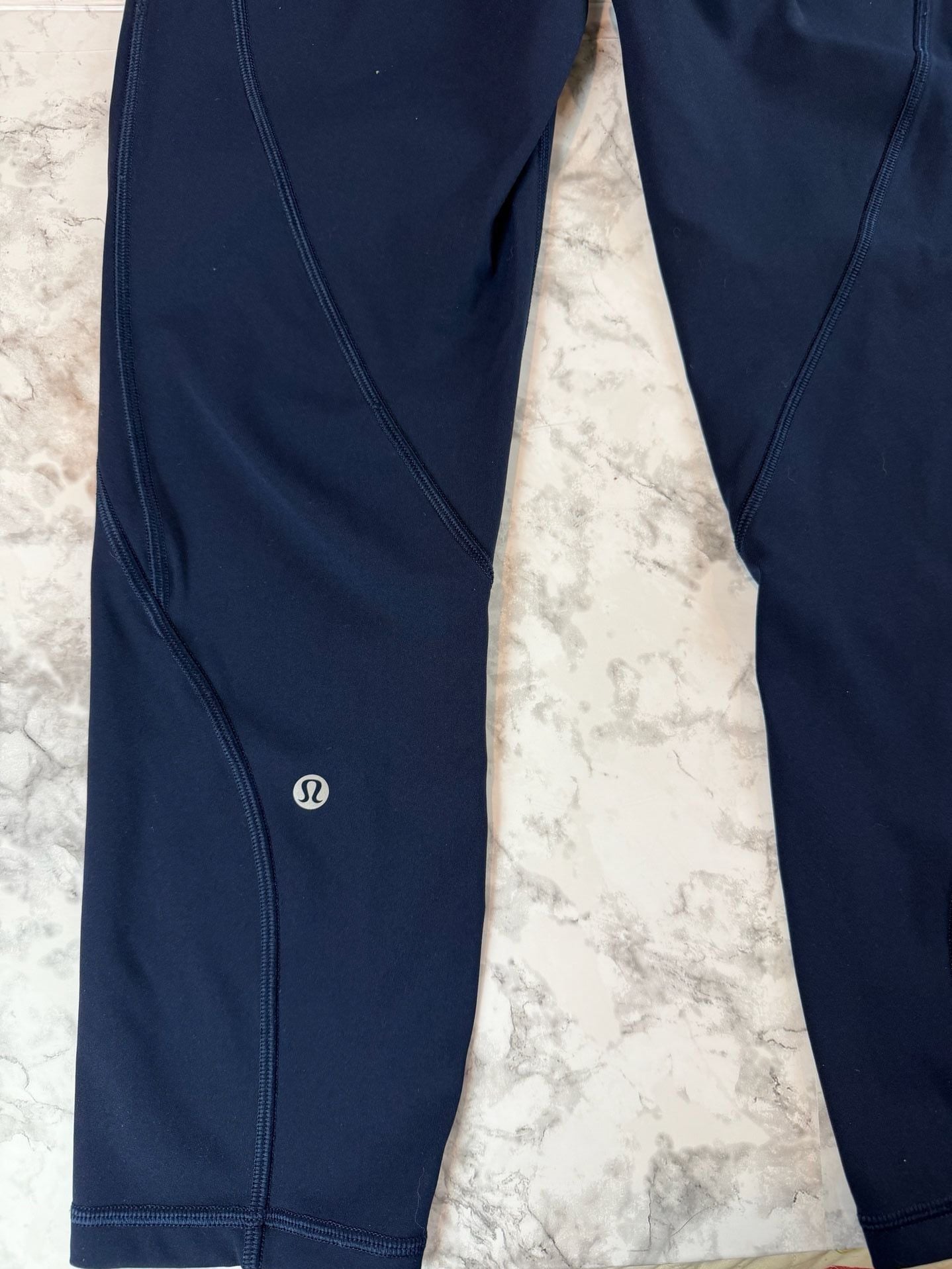 Lululemon Time To Sweat Crop Leggings True Navy 2