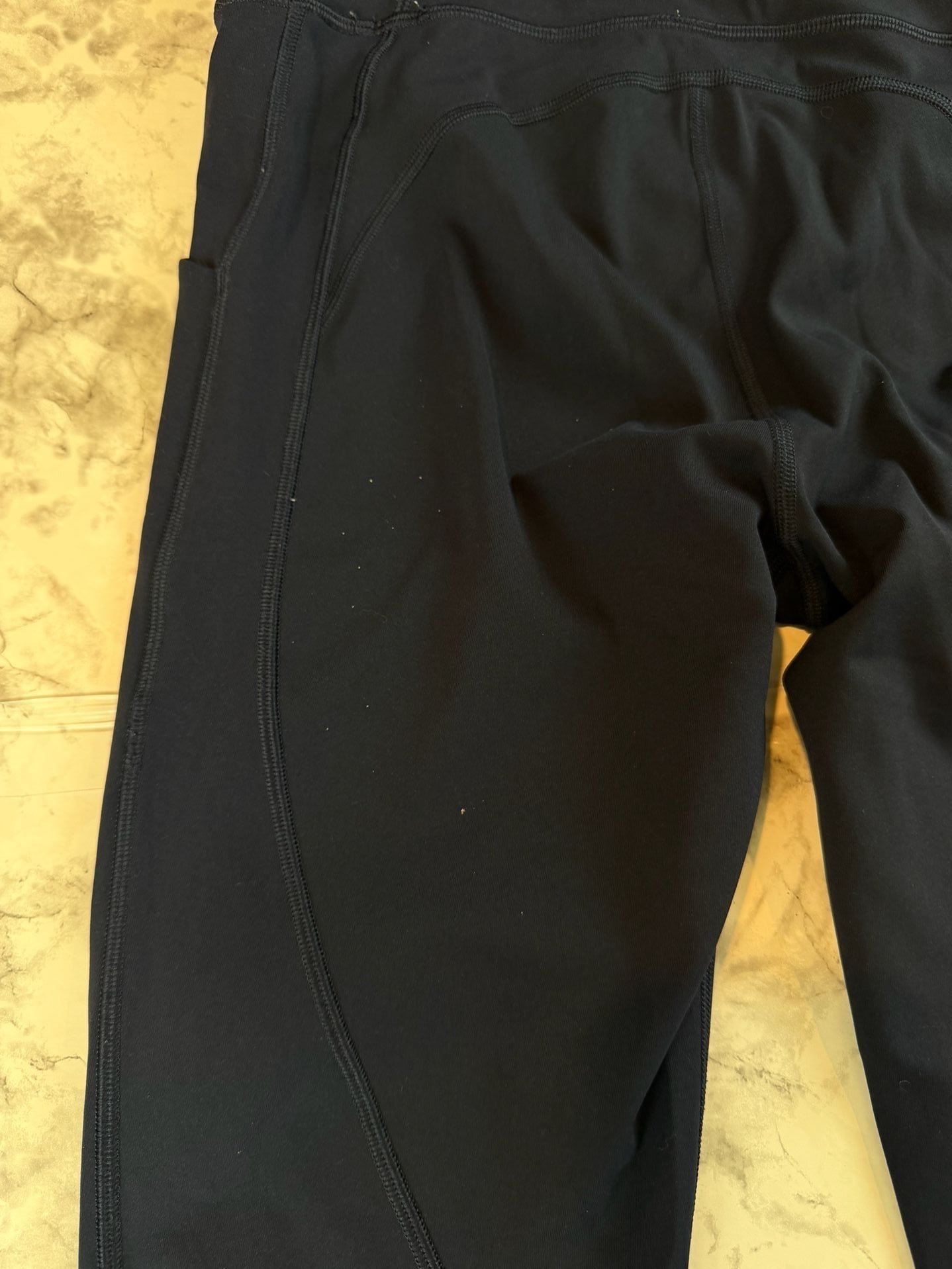 Lululemon Time To Sweat Crop Leggings True Navy 3