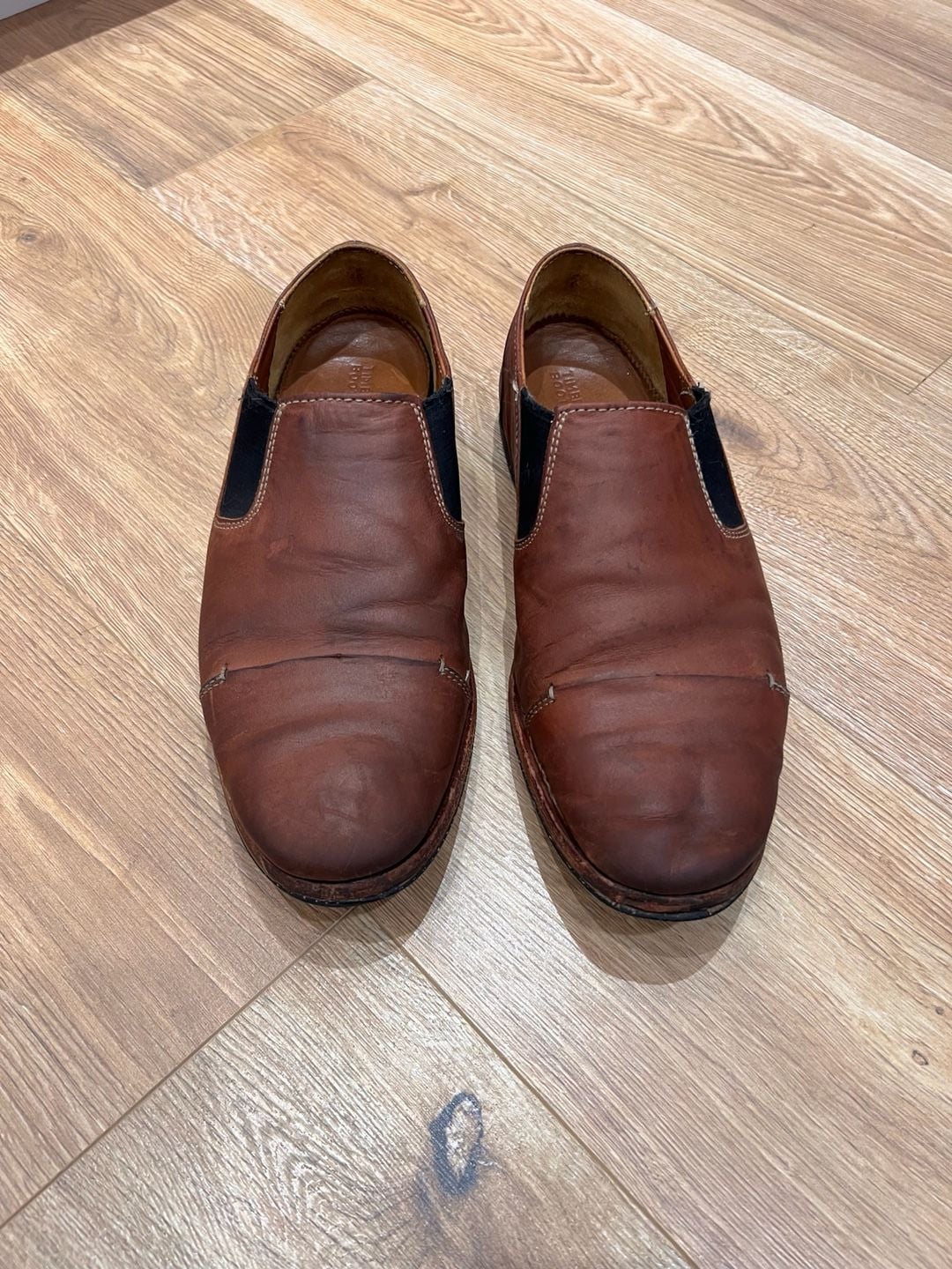 Timberland Boot Company Wodehouse Slip-On Brown Leather Shoes Men’s 9 Fair 3