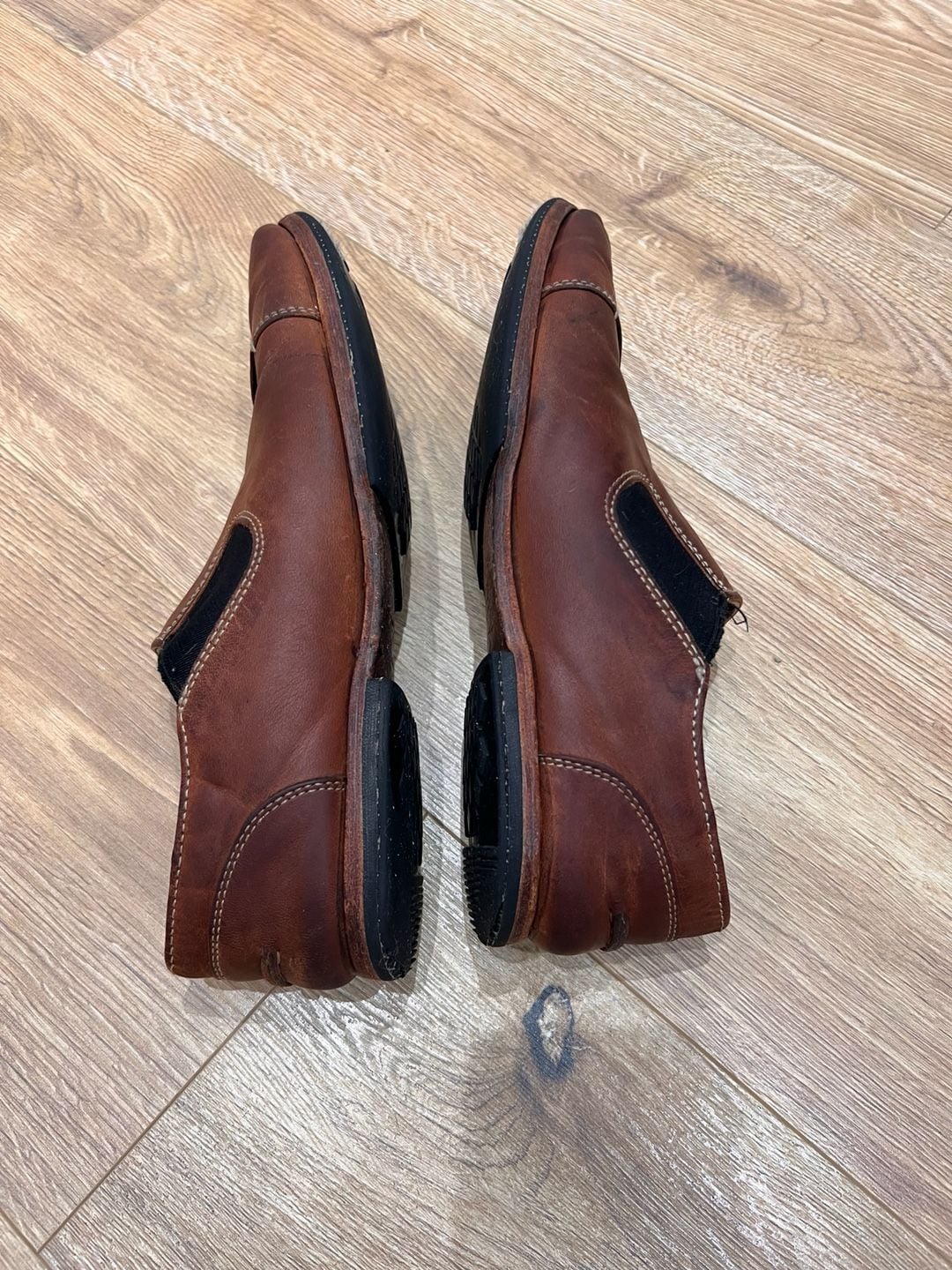 Timberland Boot Company Wodehouse Slip-On Brown Leather Shoes Men’s 9 Fair 8