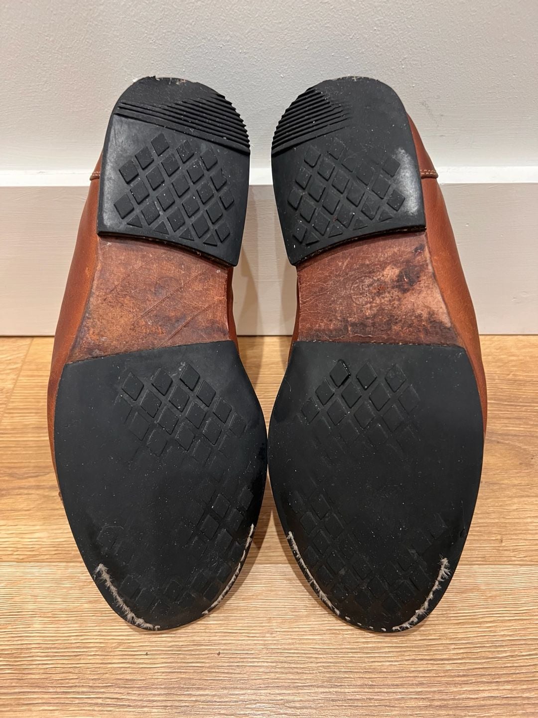 Timberland Boot Company Wodehouse Slip-On Brown Leather Shoes Men’s 9 Fair 13