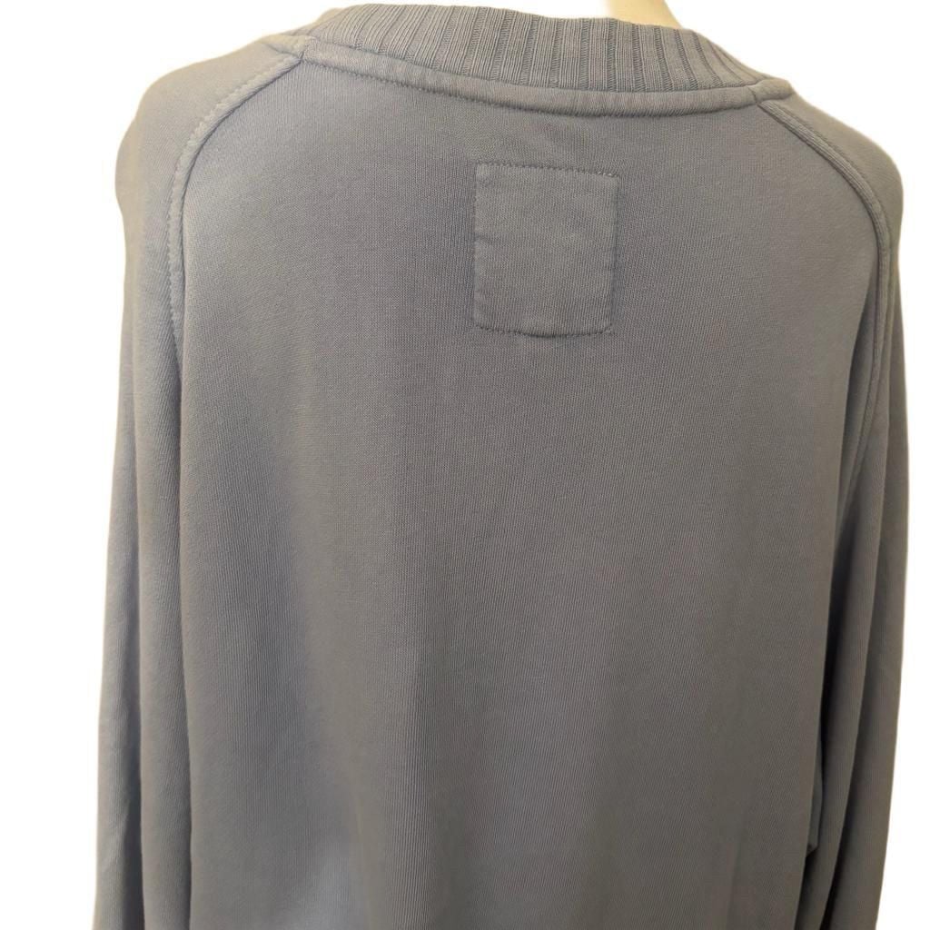 Aerie Oversized Crewneck Sweatshirt Small Blue Periwinkle Y2K 2000s Slouchy 12