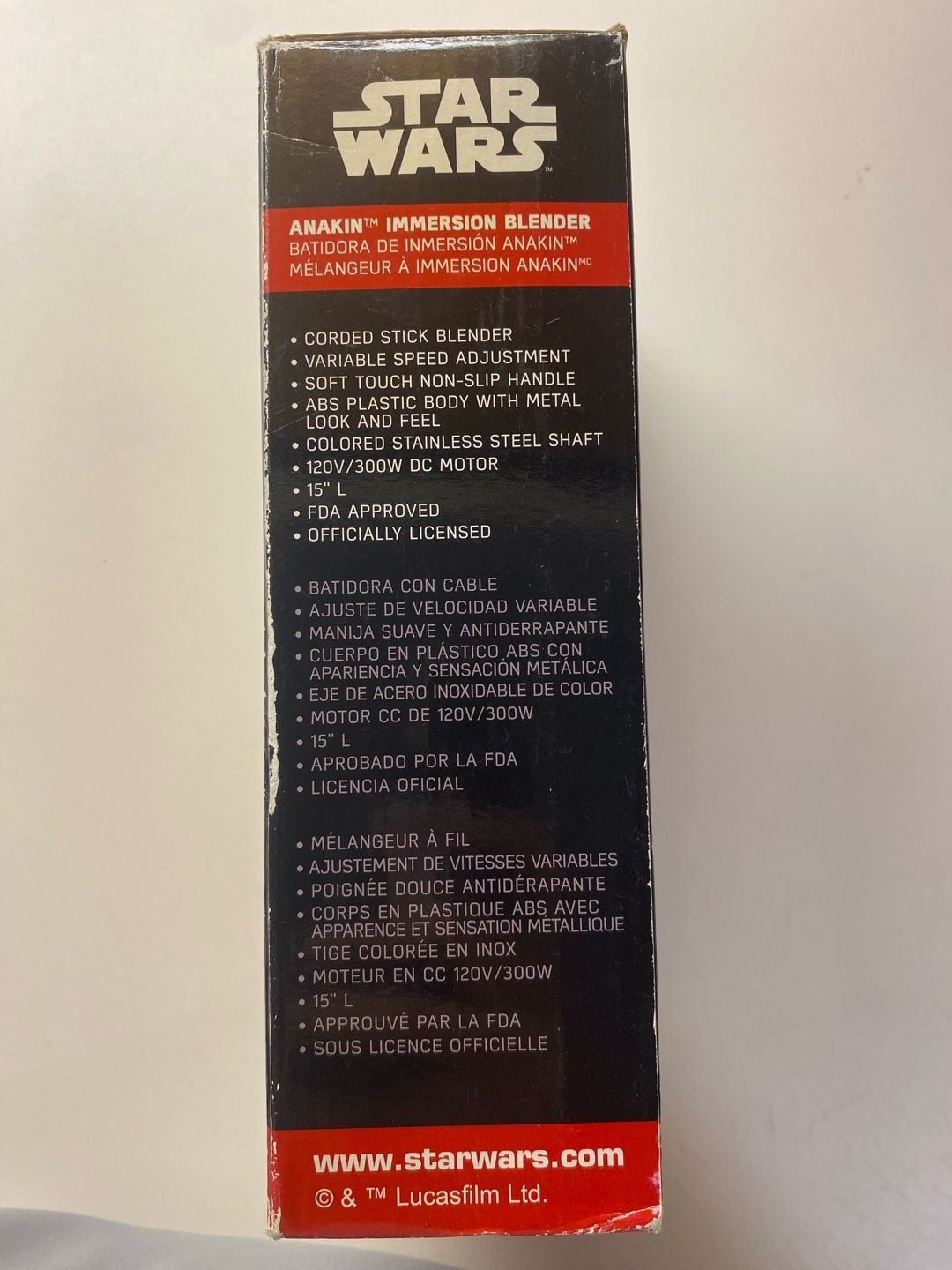Star Wars Anakin Immersion Blender Blue Lightsaber 3