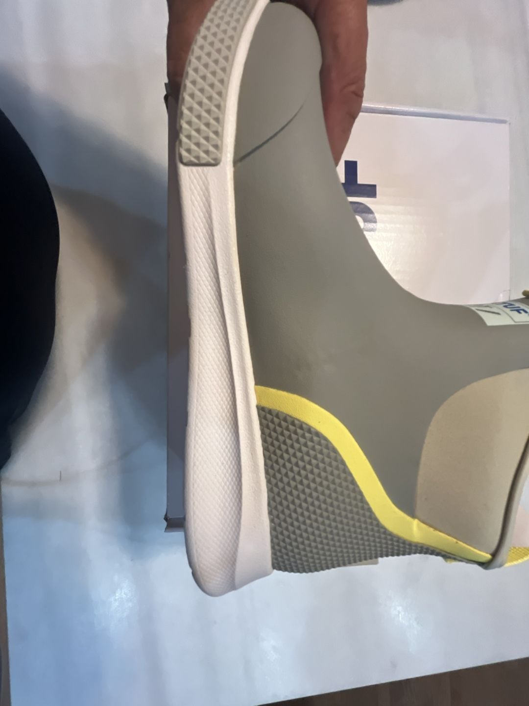 Xtratuf Sport Boots Grey Yellow Water Resistant Womens 6 12