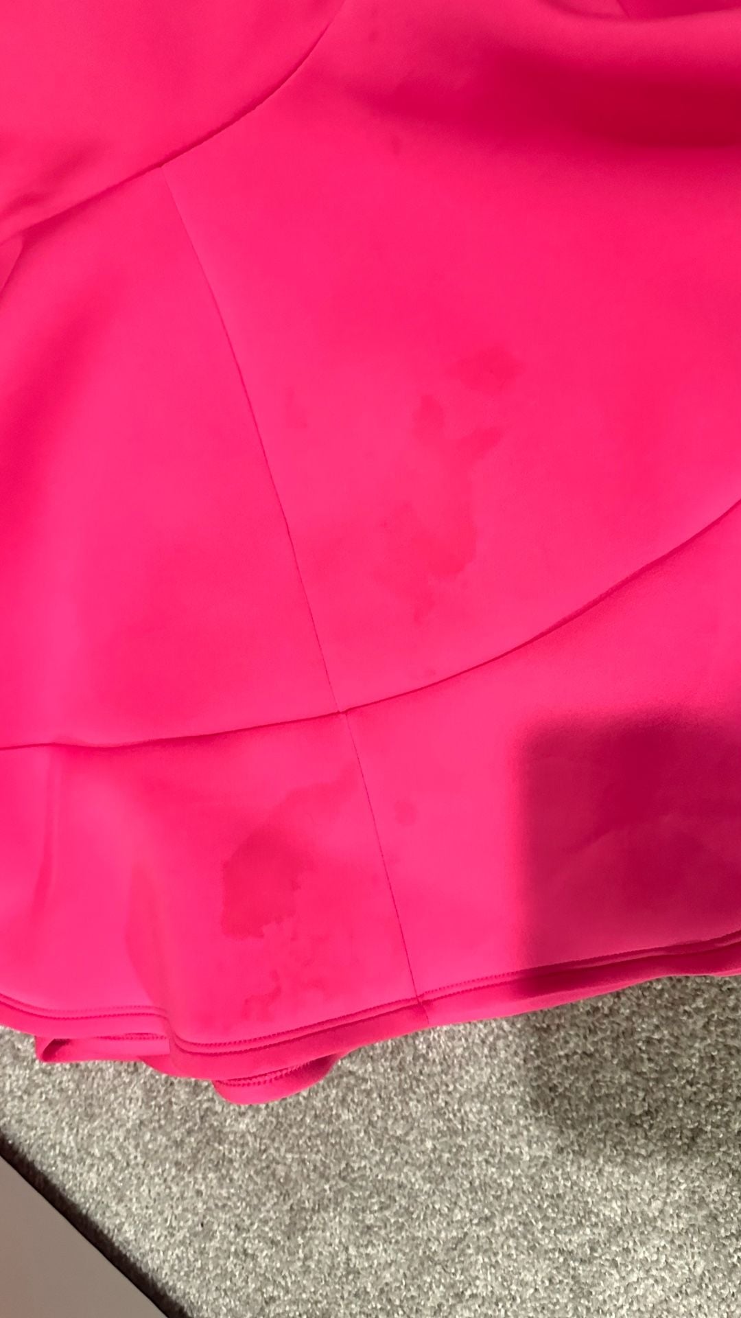 Windsor Strapless Flare Mini Dress Size M Hot Pink 5