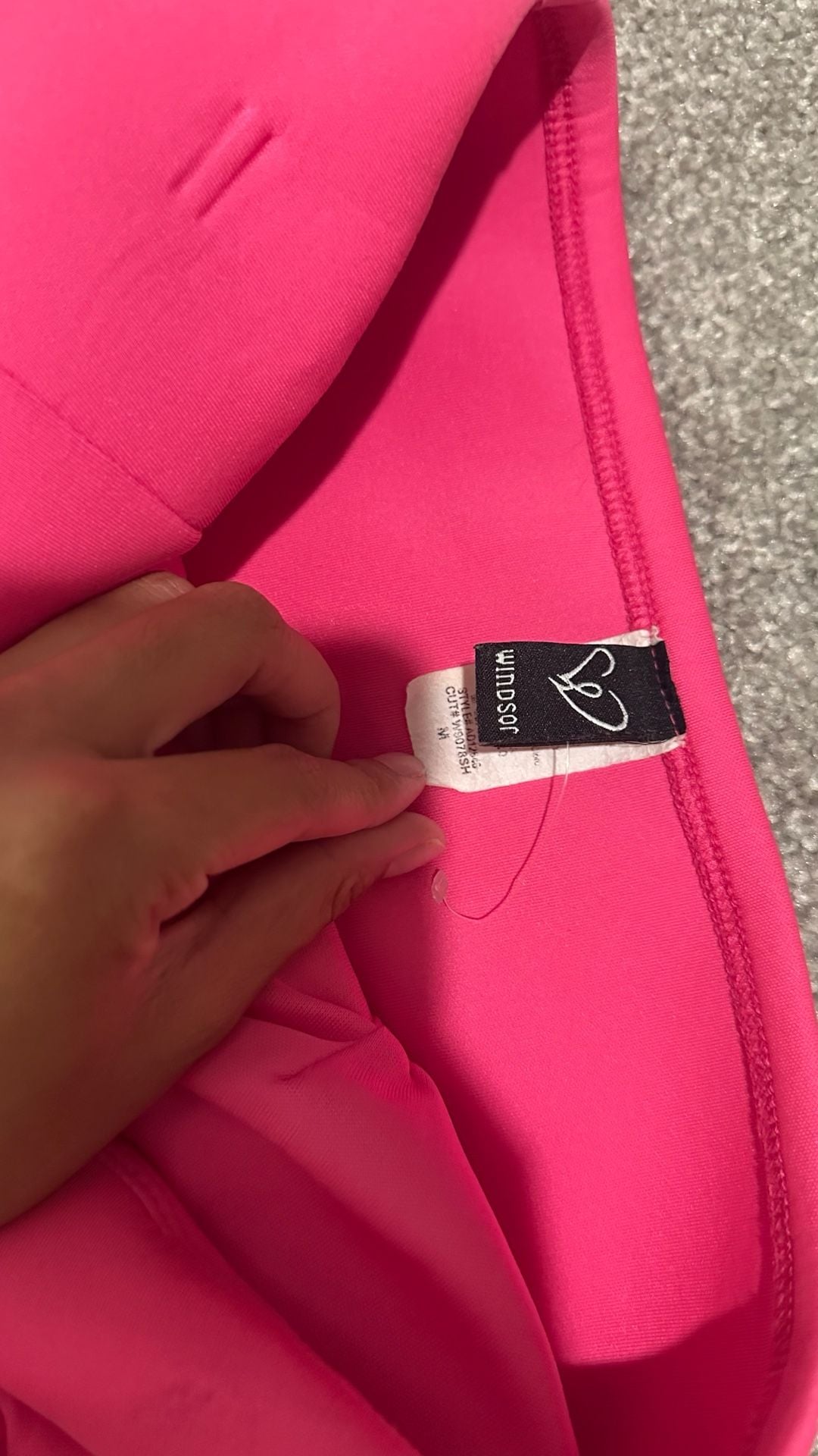 Windsor Strapless Flare Mini Dress Size M Hot Pink 6