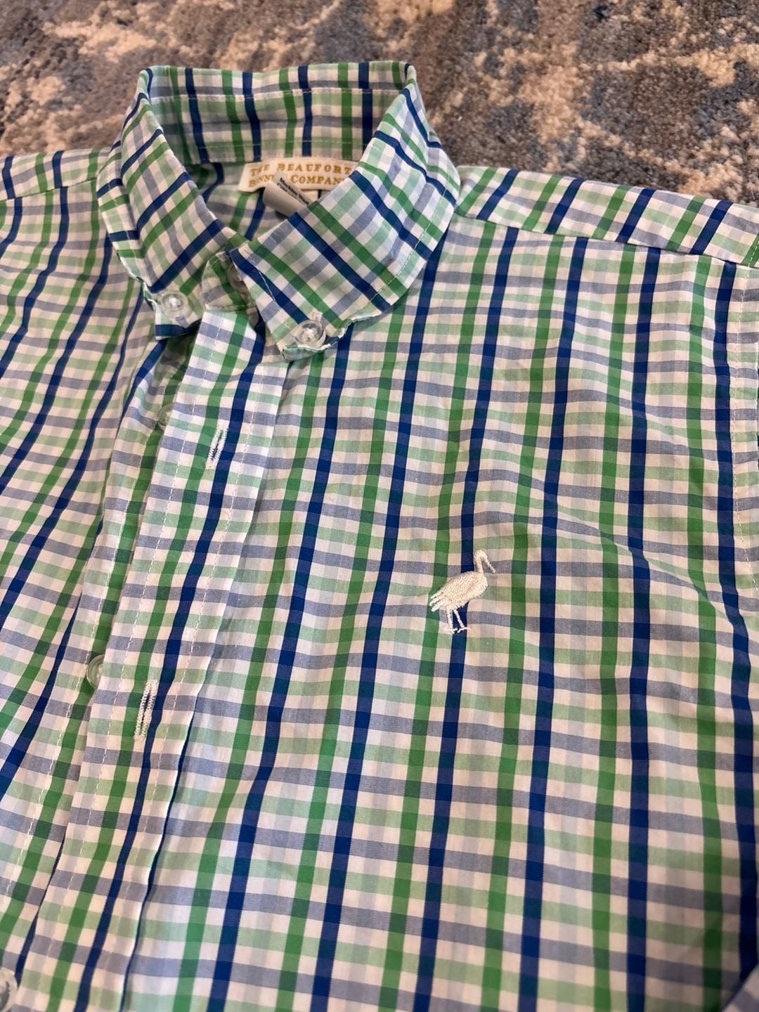 The Beaufort Bonnet Company Plaid Shirt youth Size 10 3