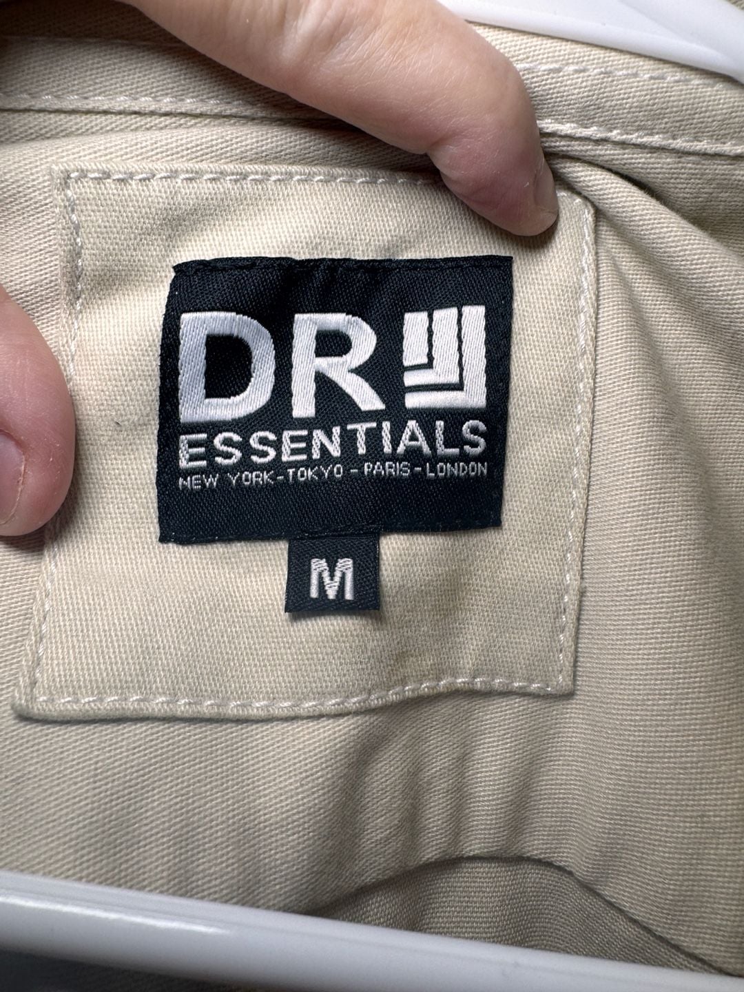 NWT DR Essentials Men’s M Tan Overshirt Workwear Utility Shirt Jacket Shacket 6