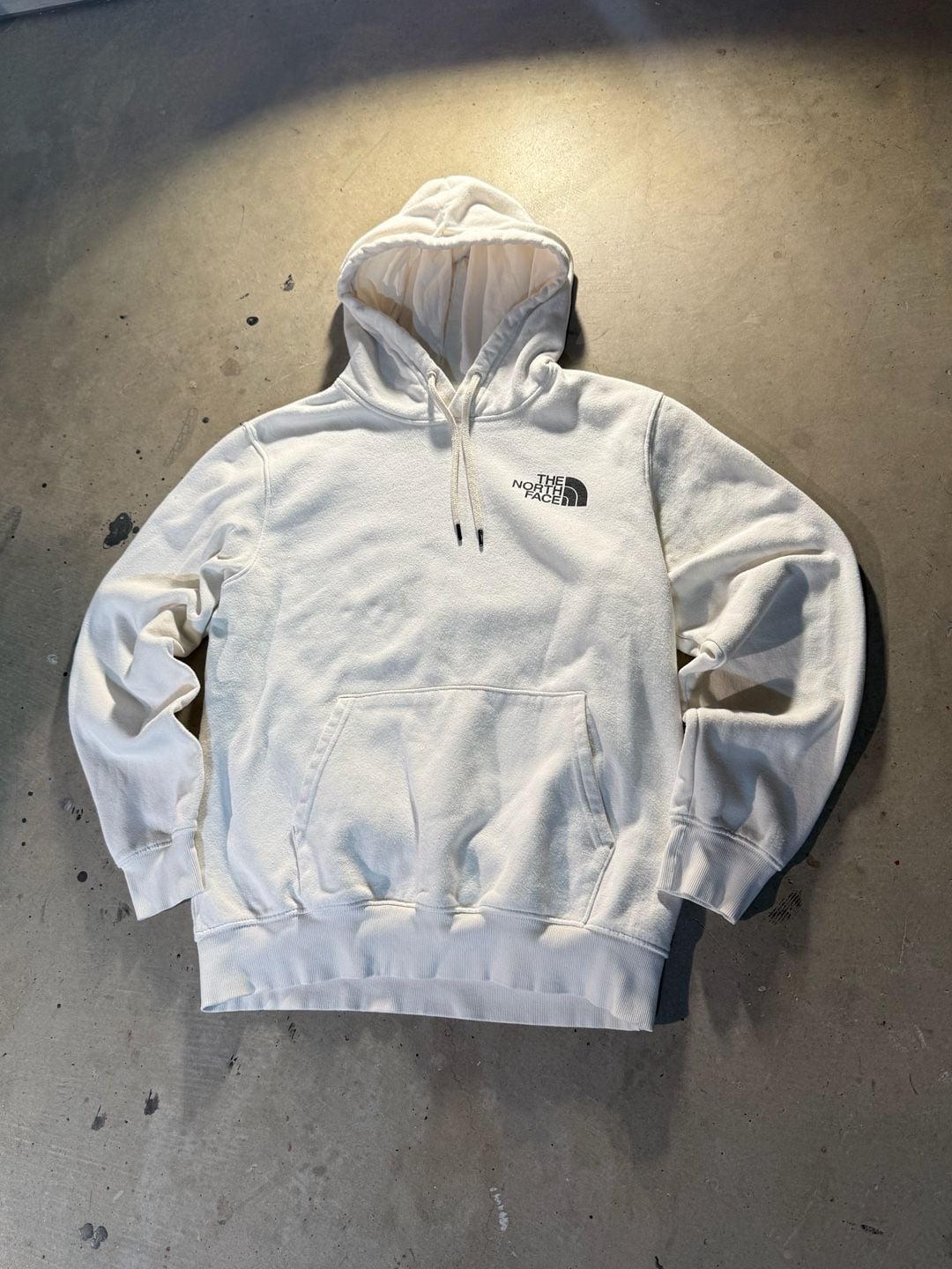 The North Face NSE Box Pullover Hoodie Size M White 3