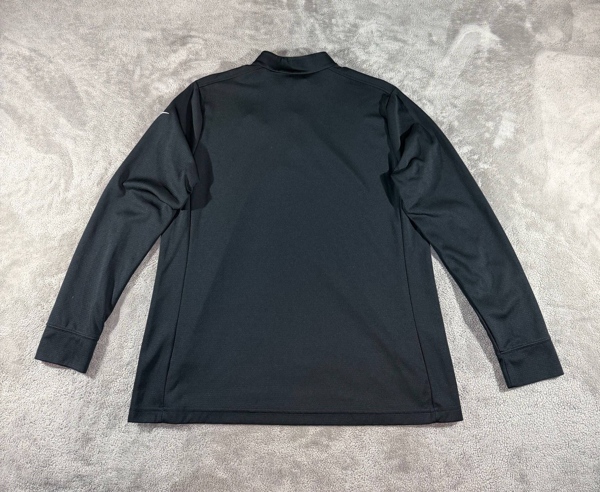 Nike Women’s Iowa Hawkeyes Quarter Zip Pullover XL Black Dri-Fit Long Sleeve 7