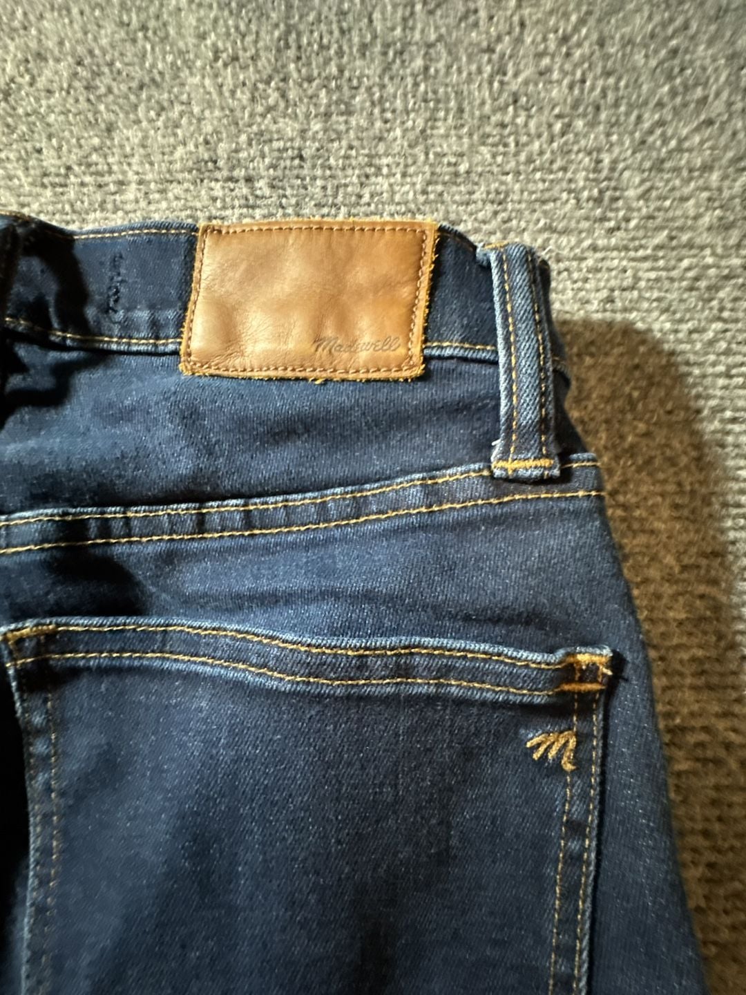 Madewell 9" High-Rise Skinny Jeans Size 24P Dark Wash Denim 6