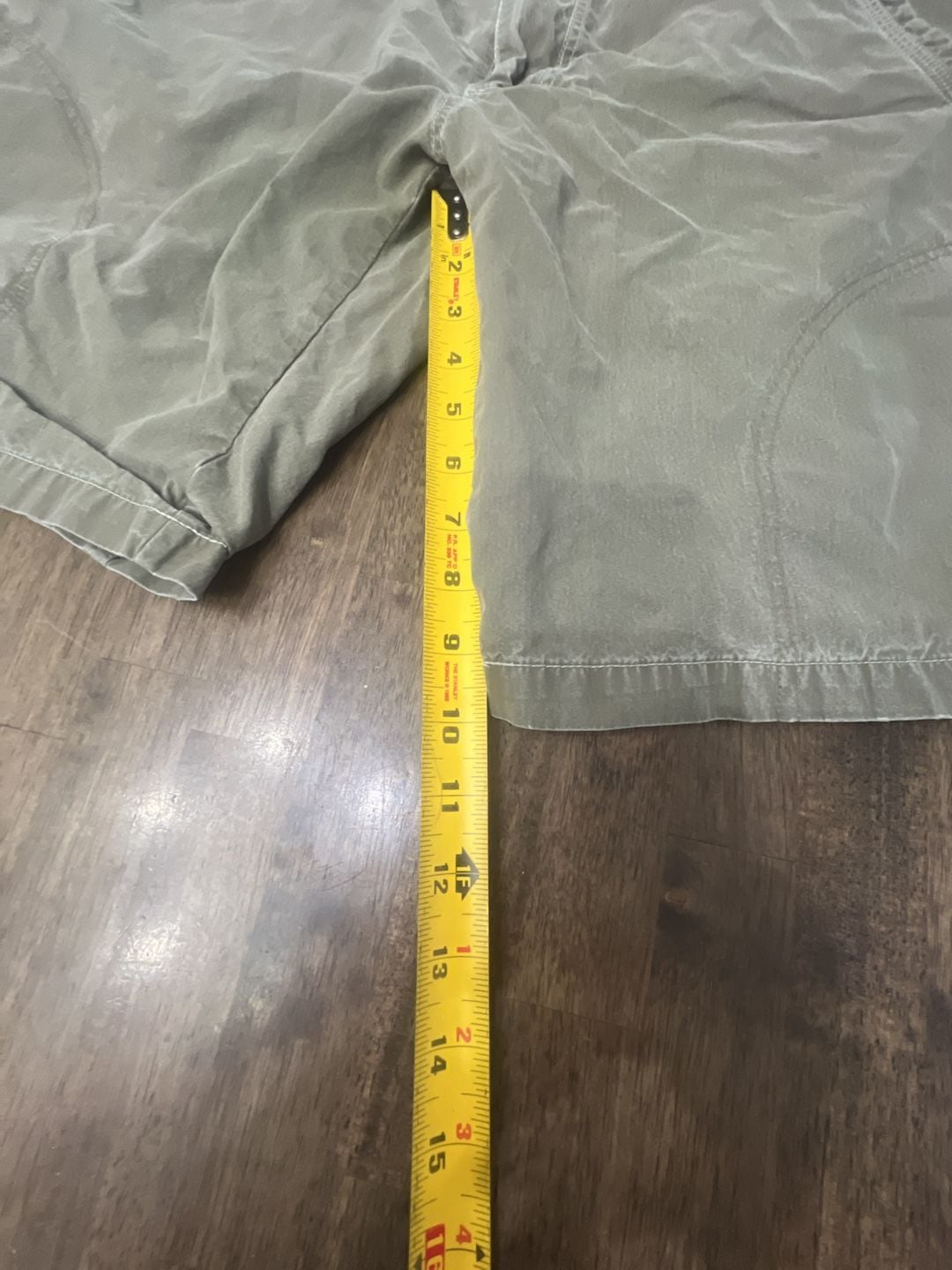 Kuhl Ramblr Cargo Shorts Size 33 Green Patina Dye Cotton Blend 4