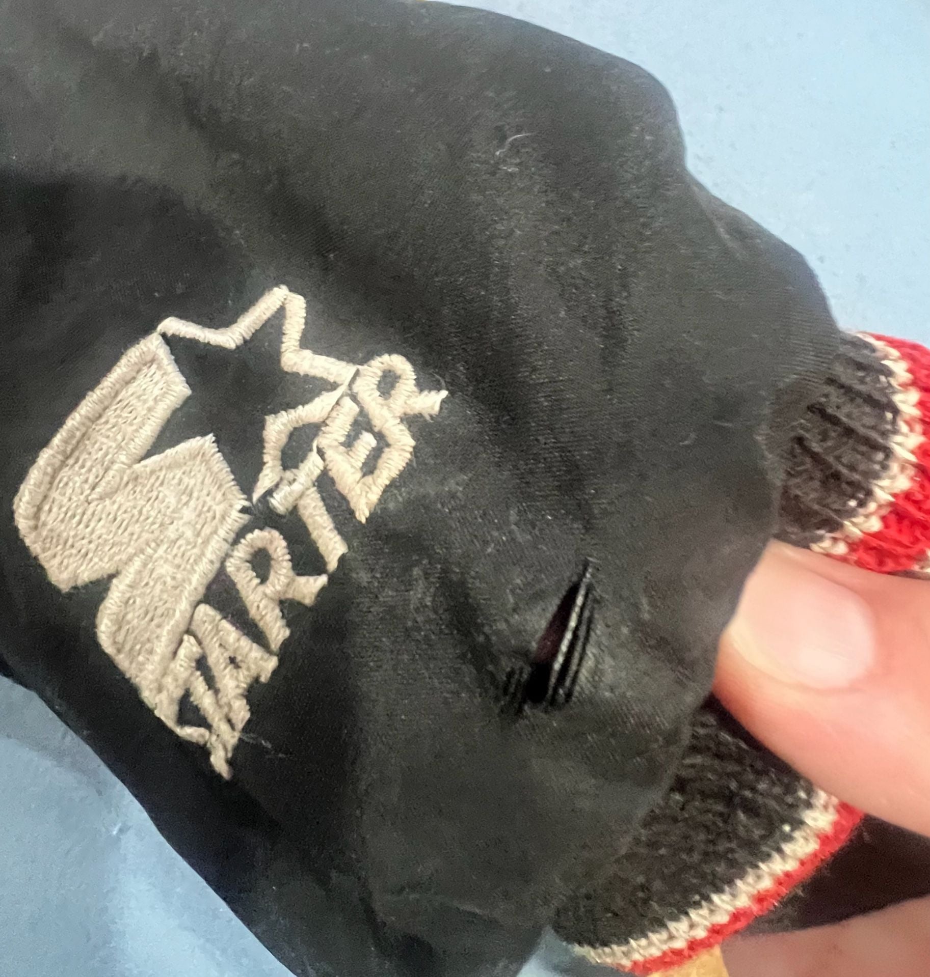 Starter Chicago Bulls Vintage Jacket Size Large Black NBA Licensed 3