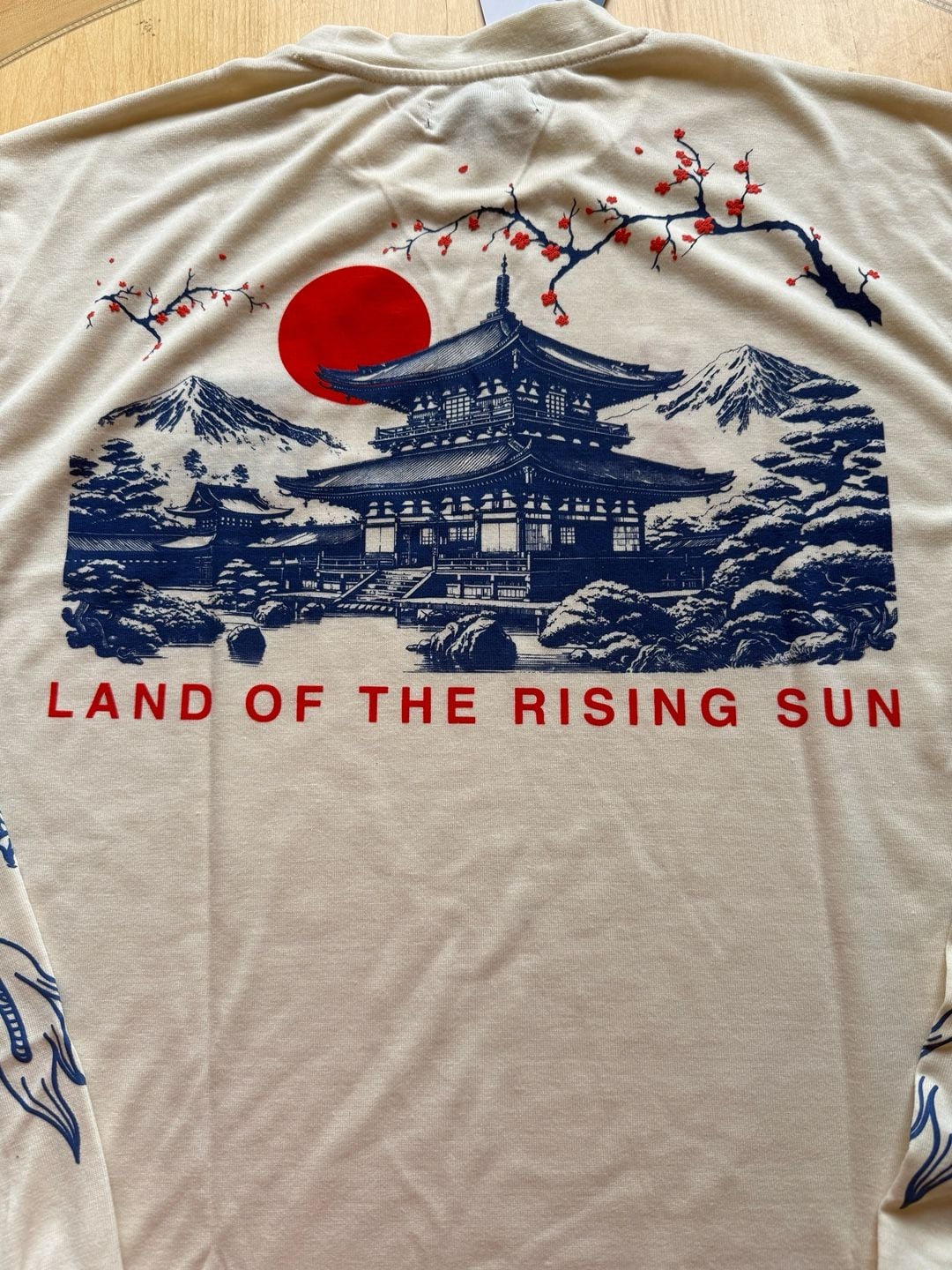 BrandMakers Group Long Sleeve T-Shirt Size XL White Japan Dragon Pagoda 11